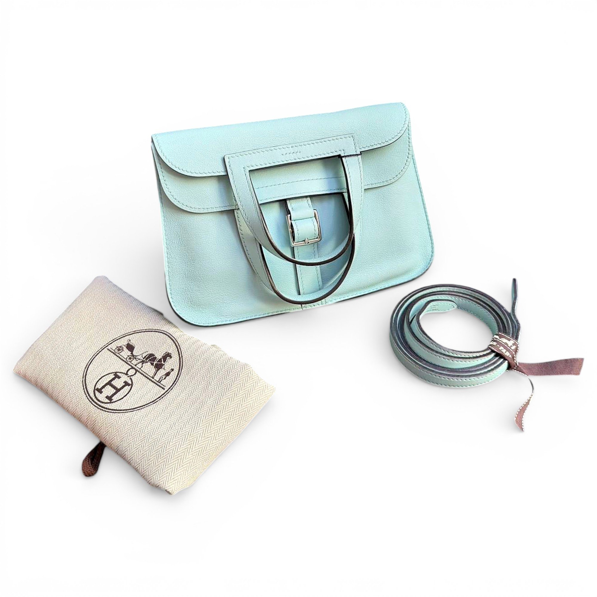 Halzan leather crossbody bag