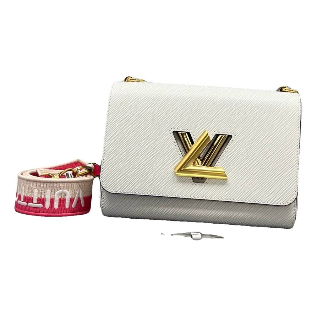 Twist leather handbag