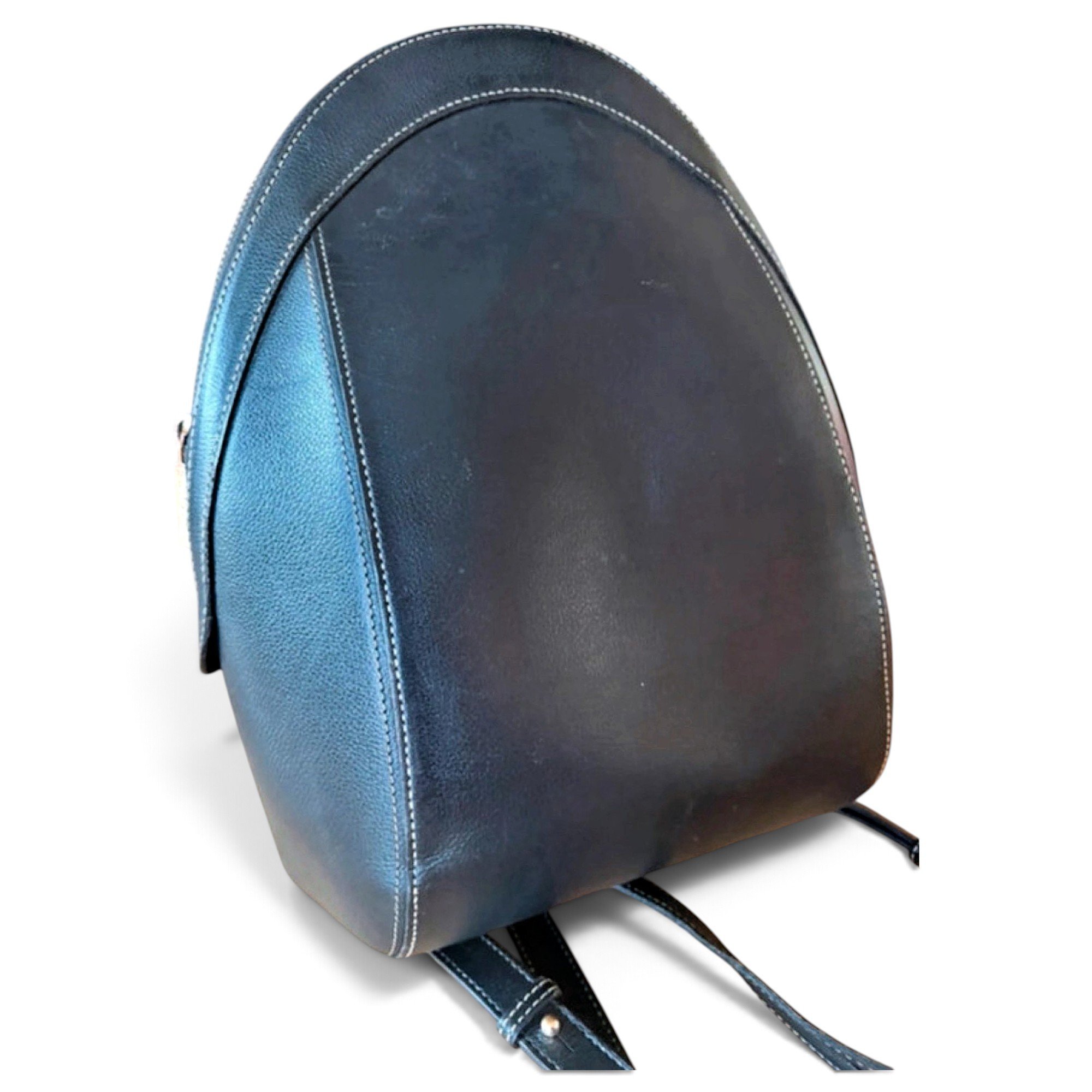 Leather backpack