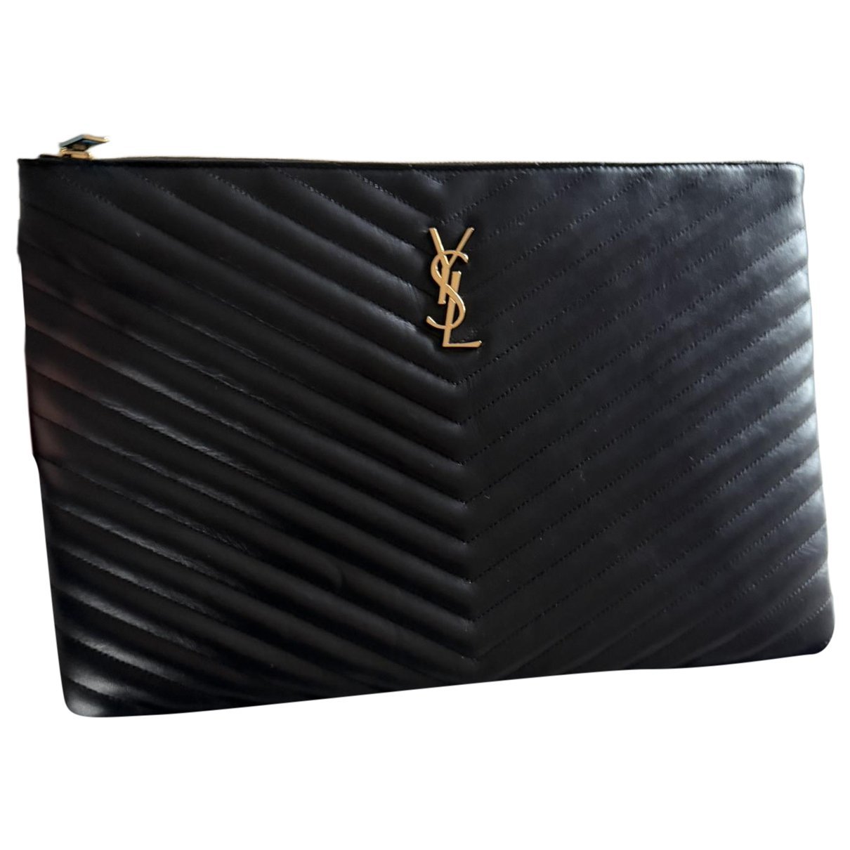 Cassandre leather clutch bag