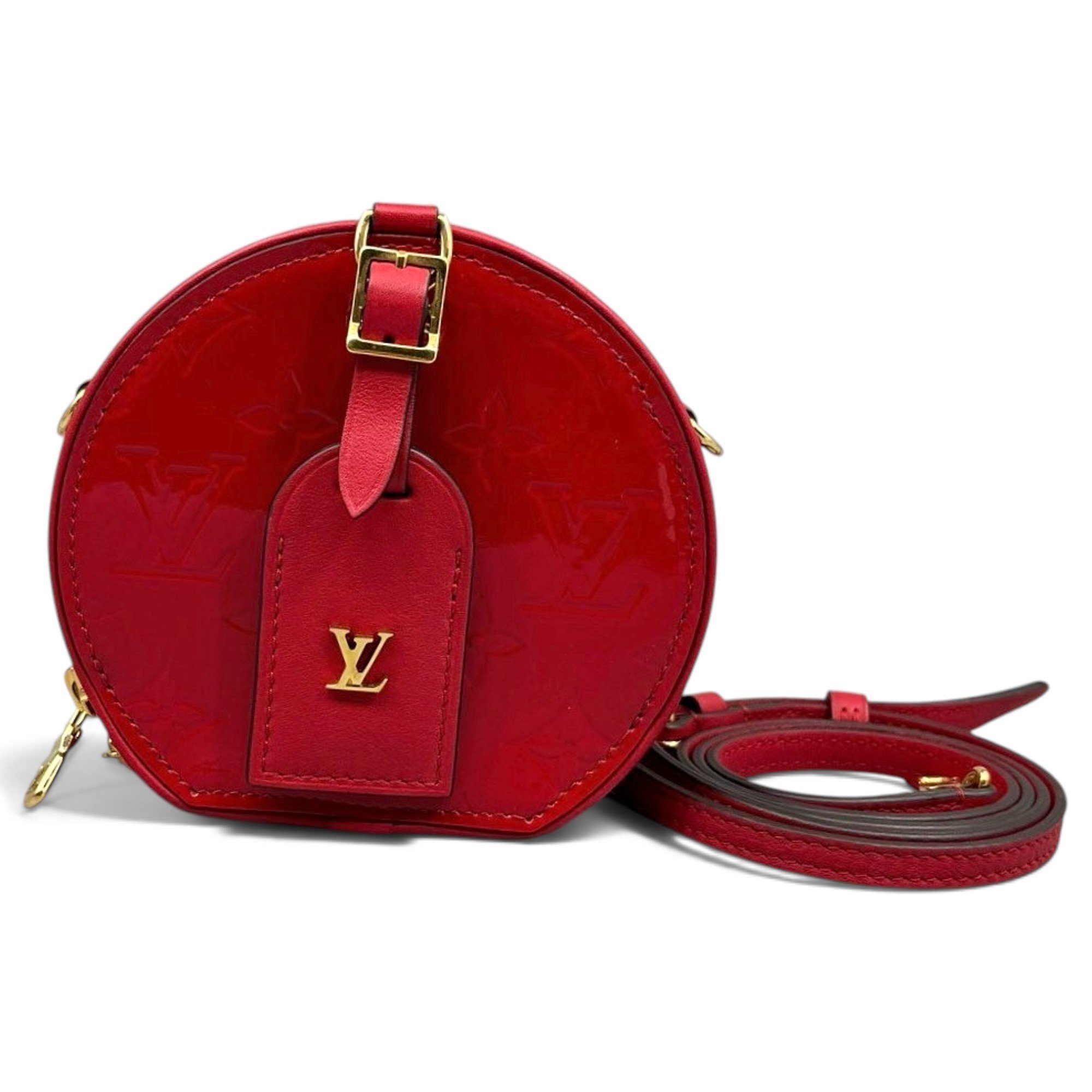 Petite Boîte Chapeau patent leather handbag