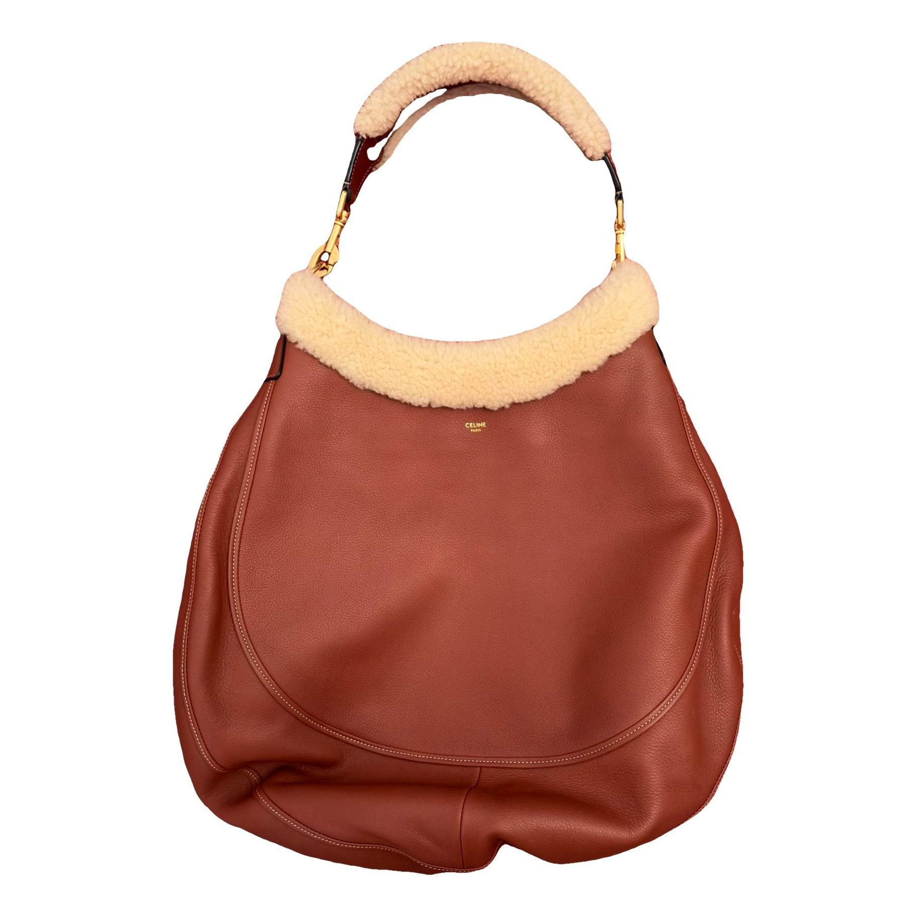 Hobo leather handbag