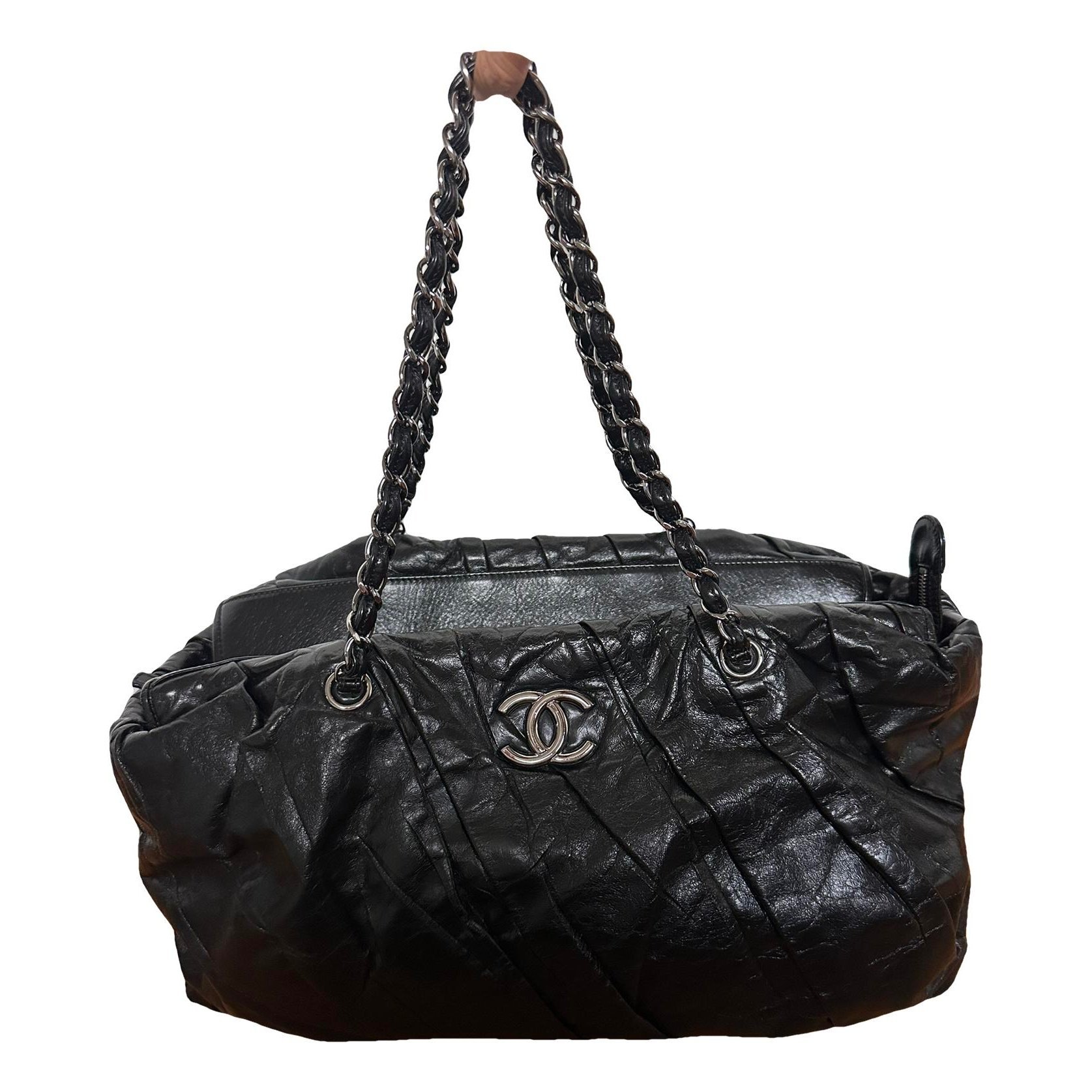 Leather tote