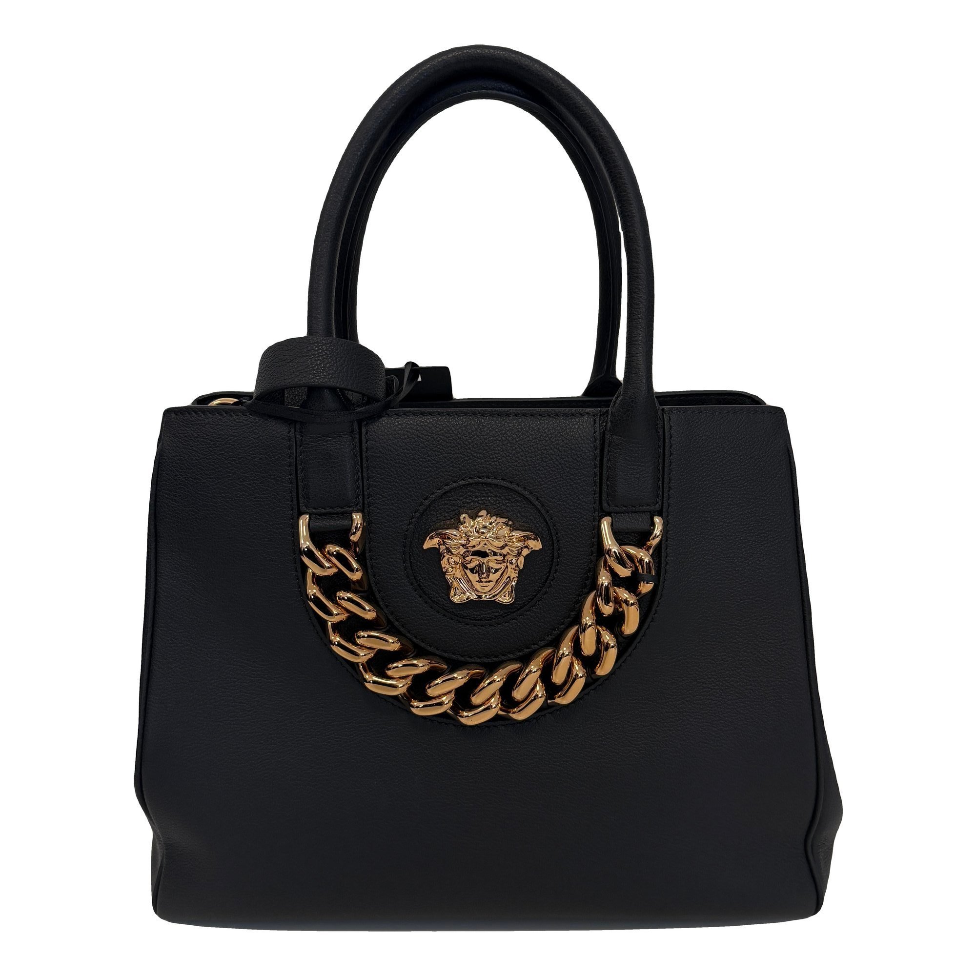 La Medusa leather handbag