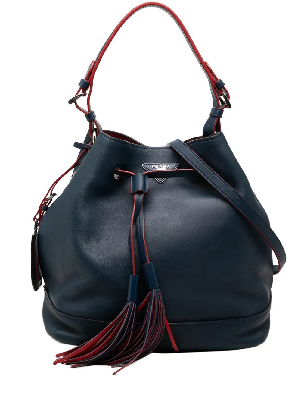 2010-2026 Soft Calf Tassel Convertible Drawstring Bucket Bag satchel