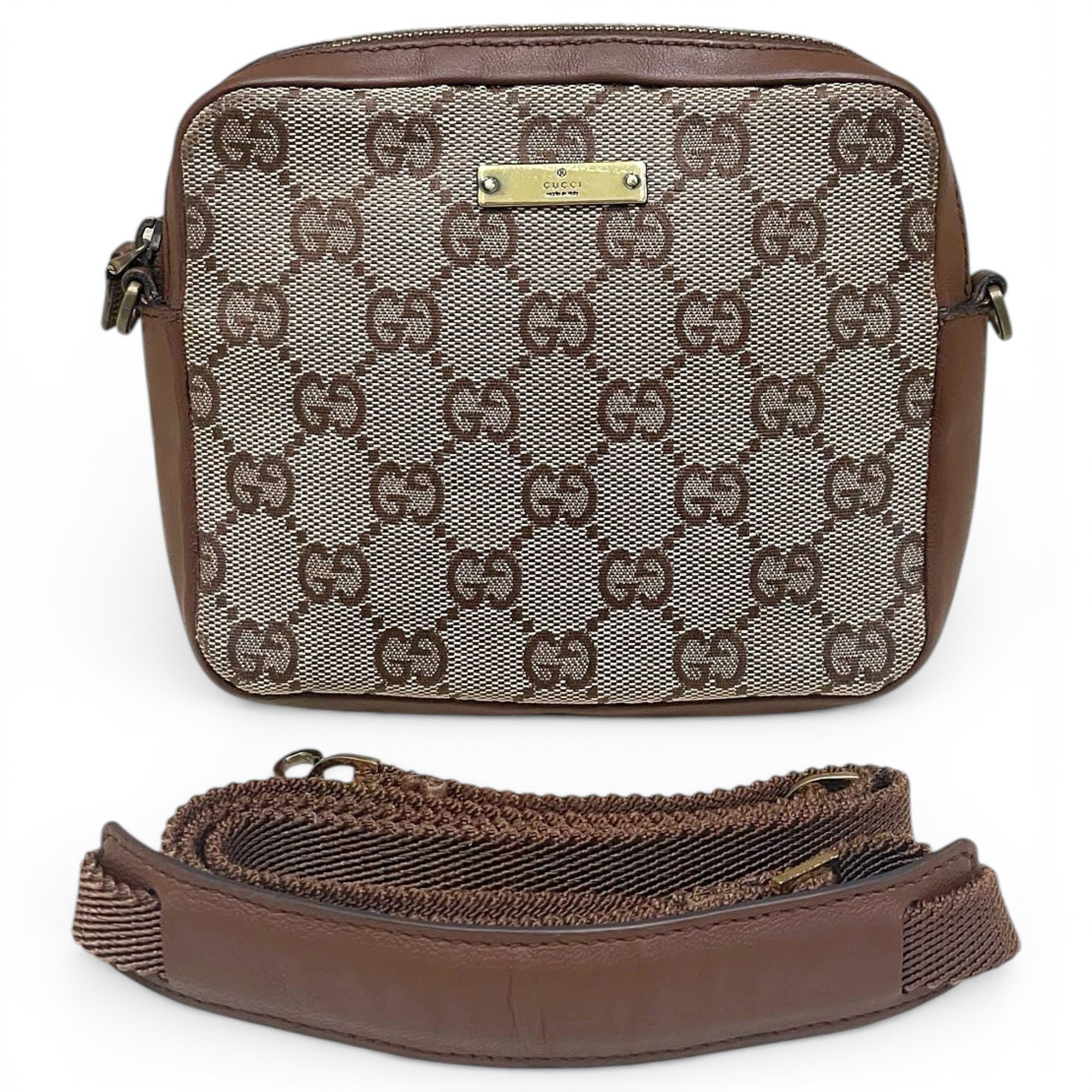 Leather crossbody bag