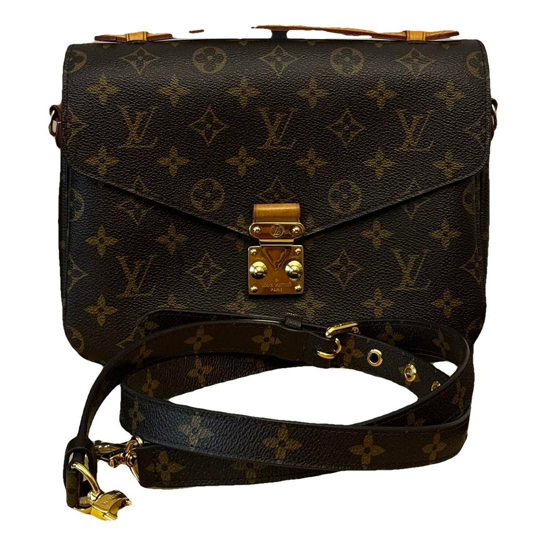 Metis leather crossbody bag