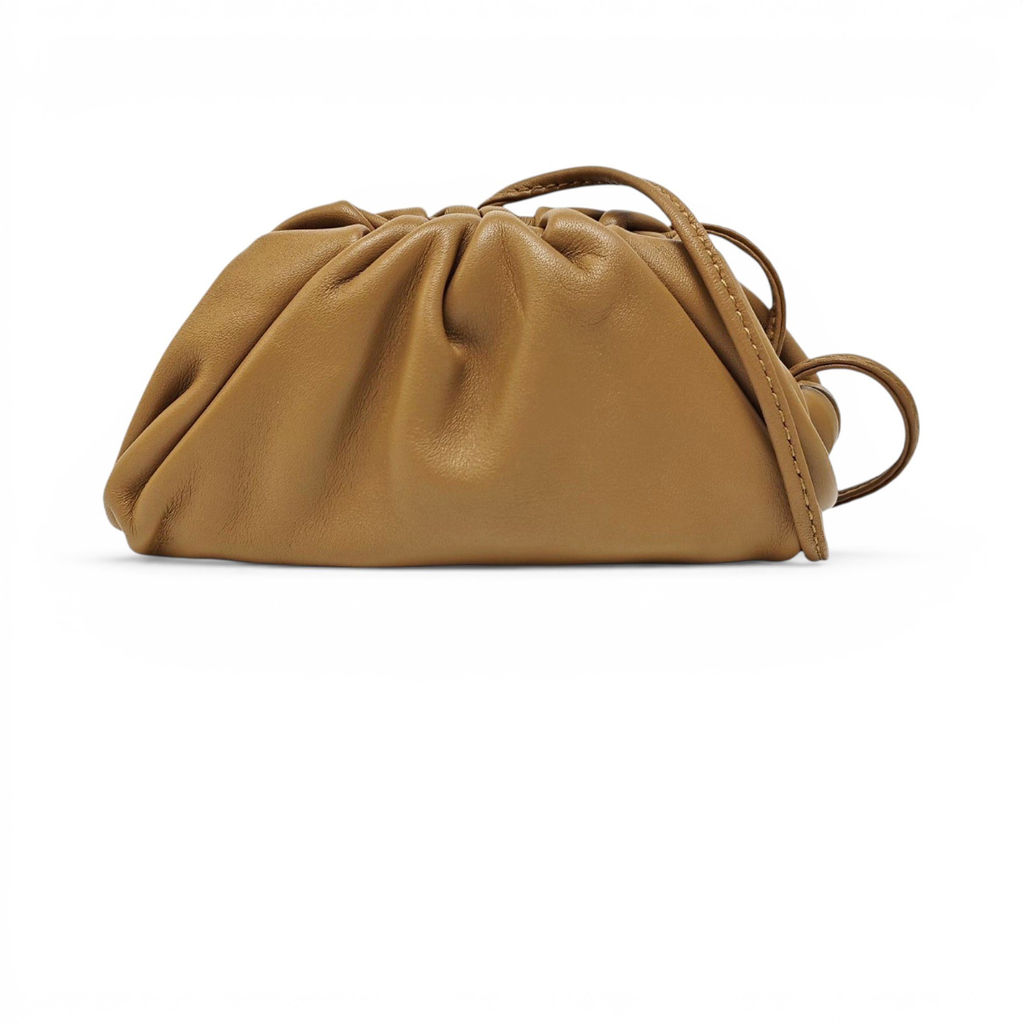 Pouch leather handbag