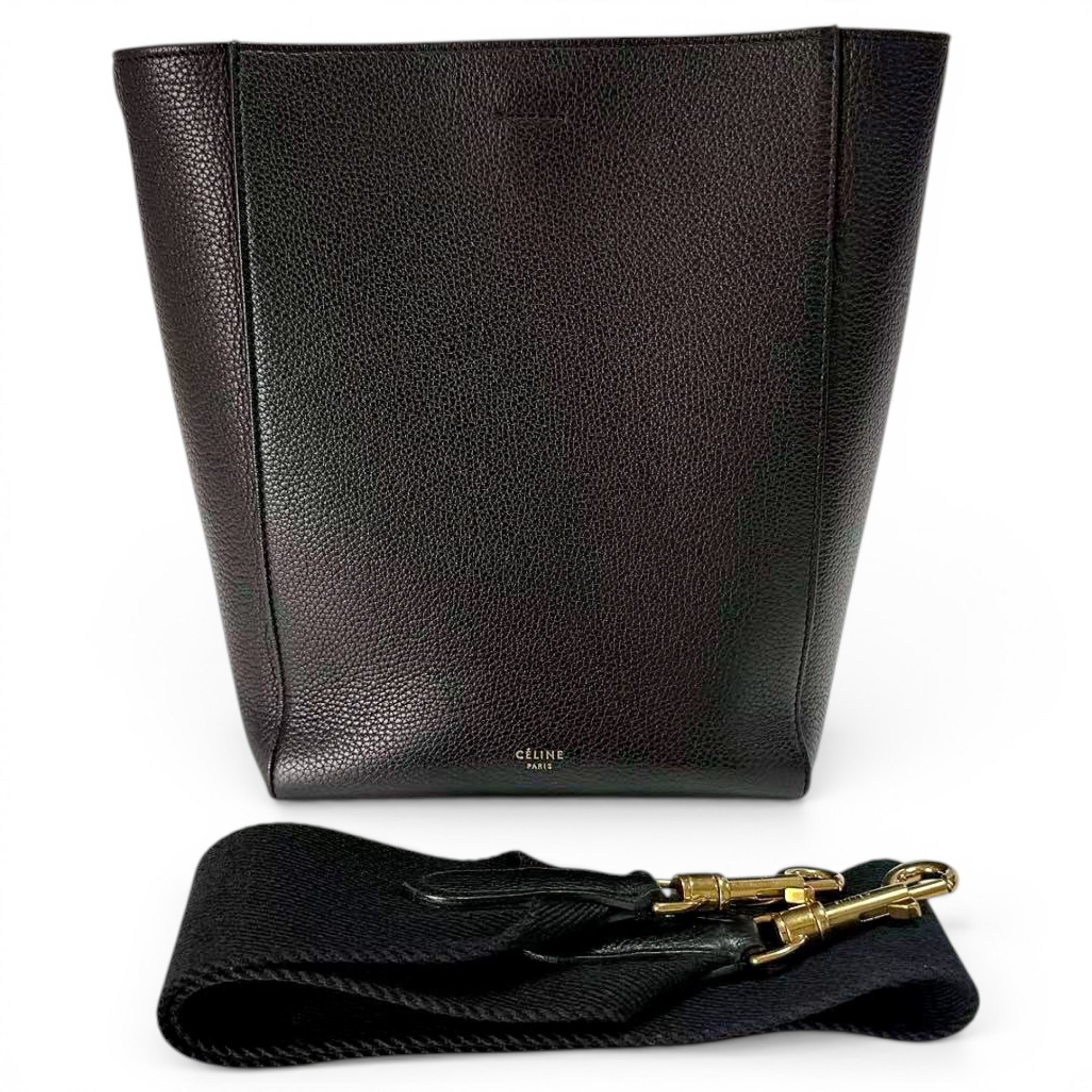 Seau Sangle leather tote