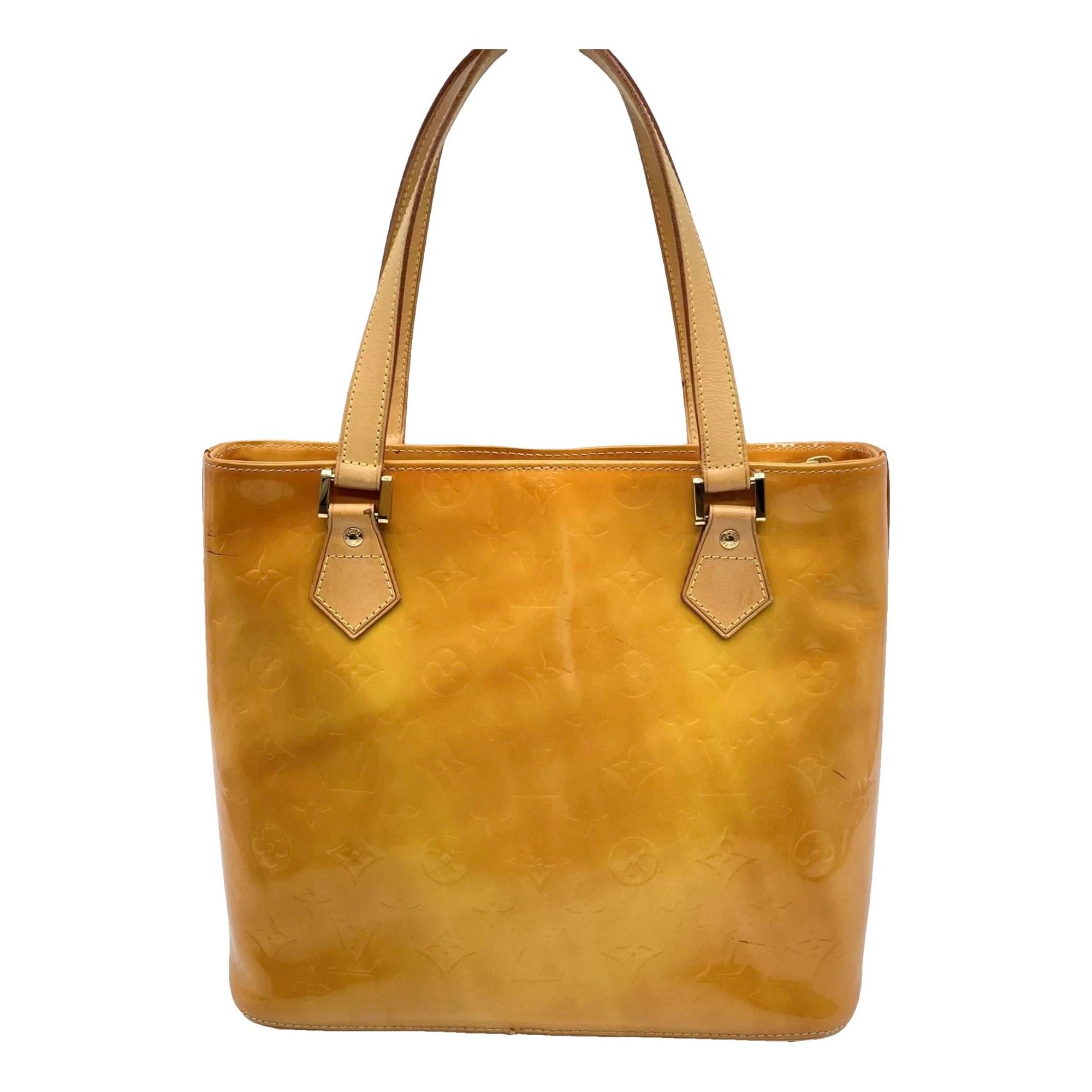 Houston patent leather tote