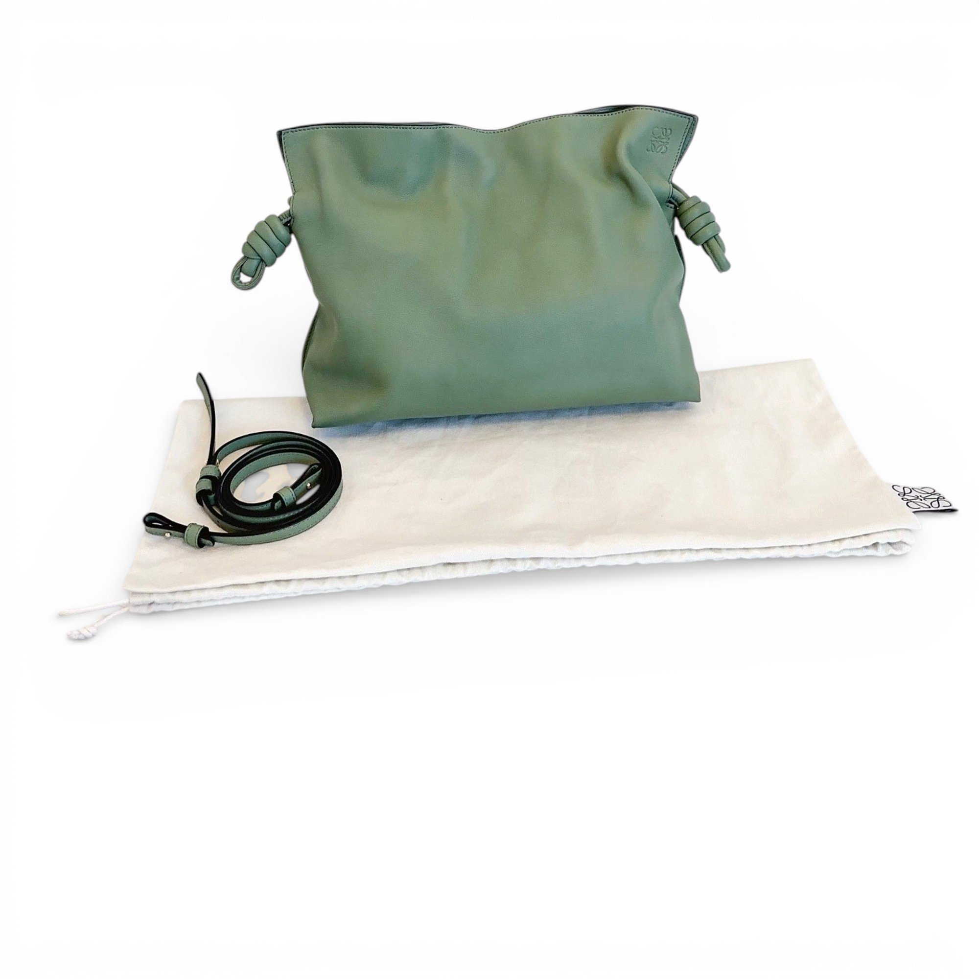 Flamenco leather handbag