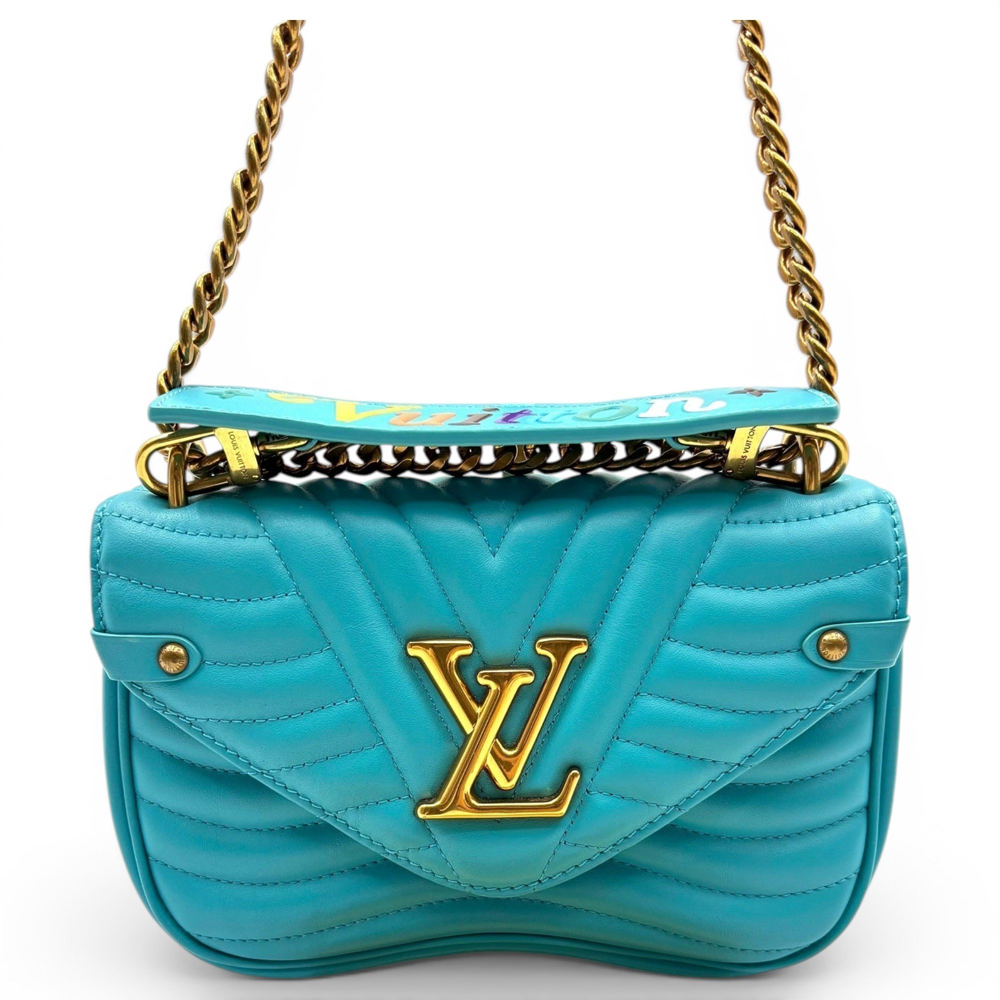 New Wave leather handbag