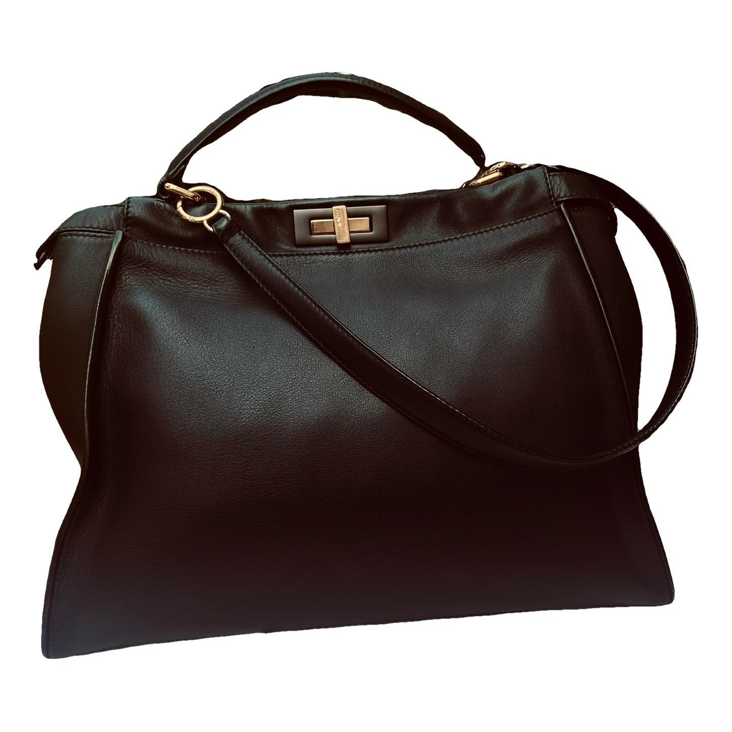 Peekaboo leather handbag