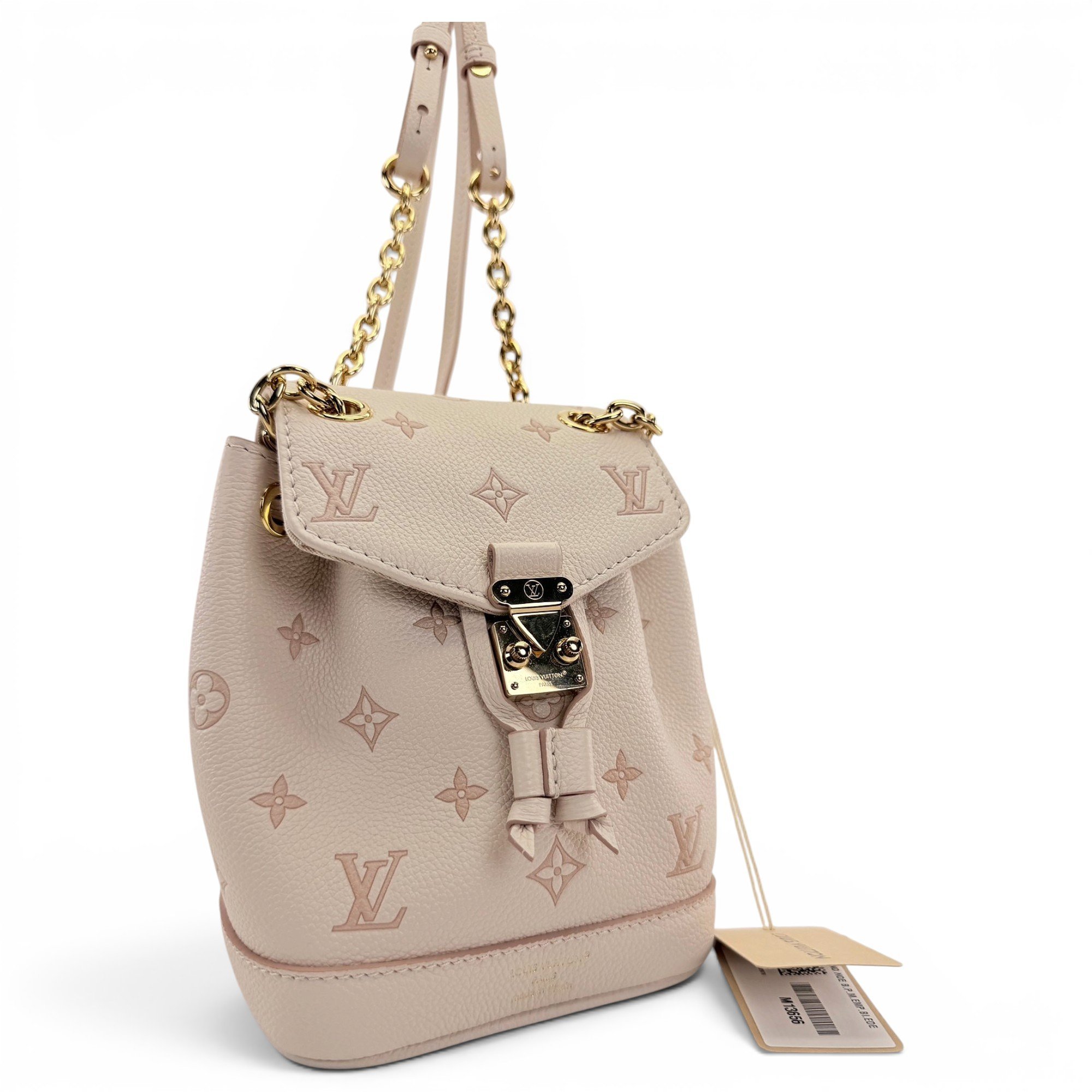 Tiny leather backpack