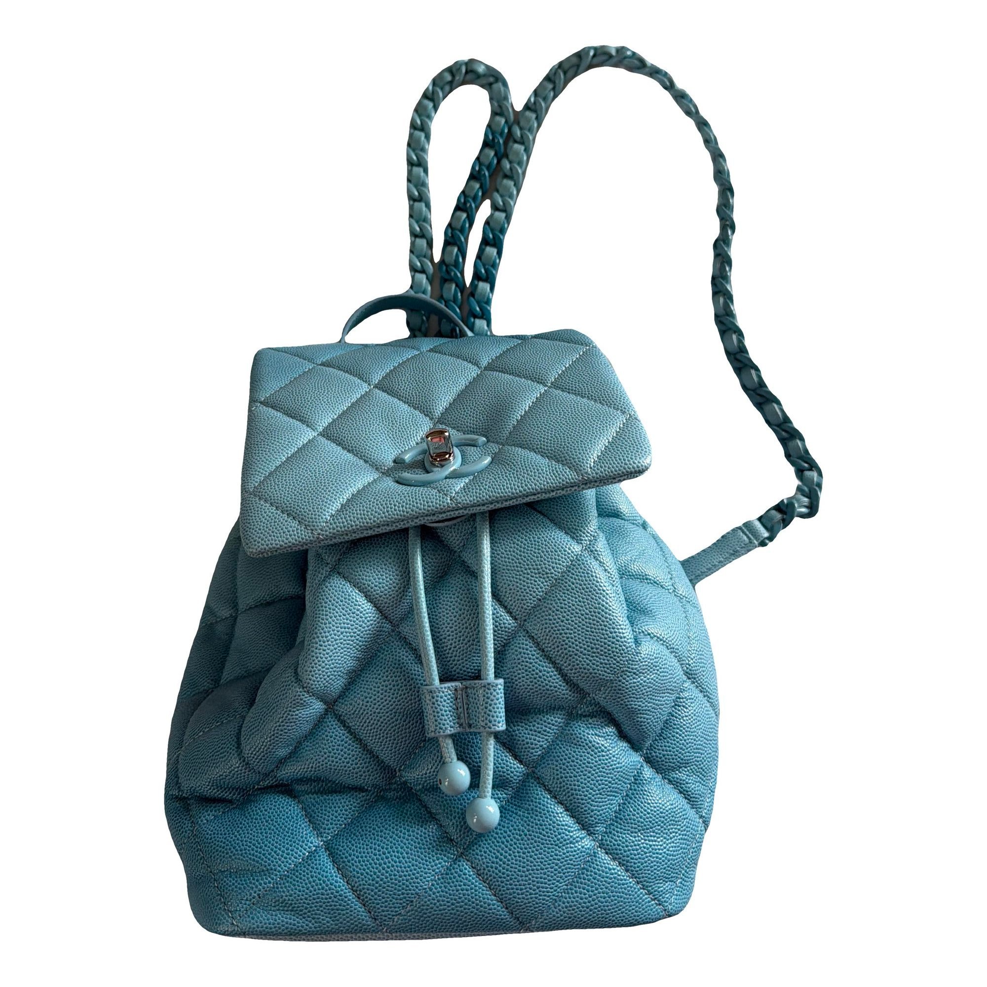 Leather backpack