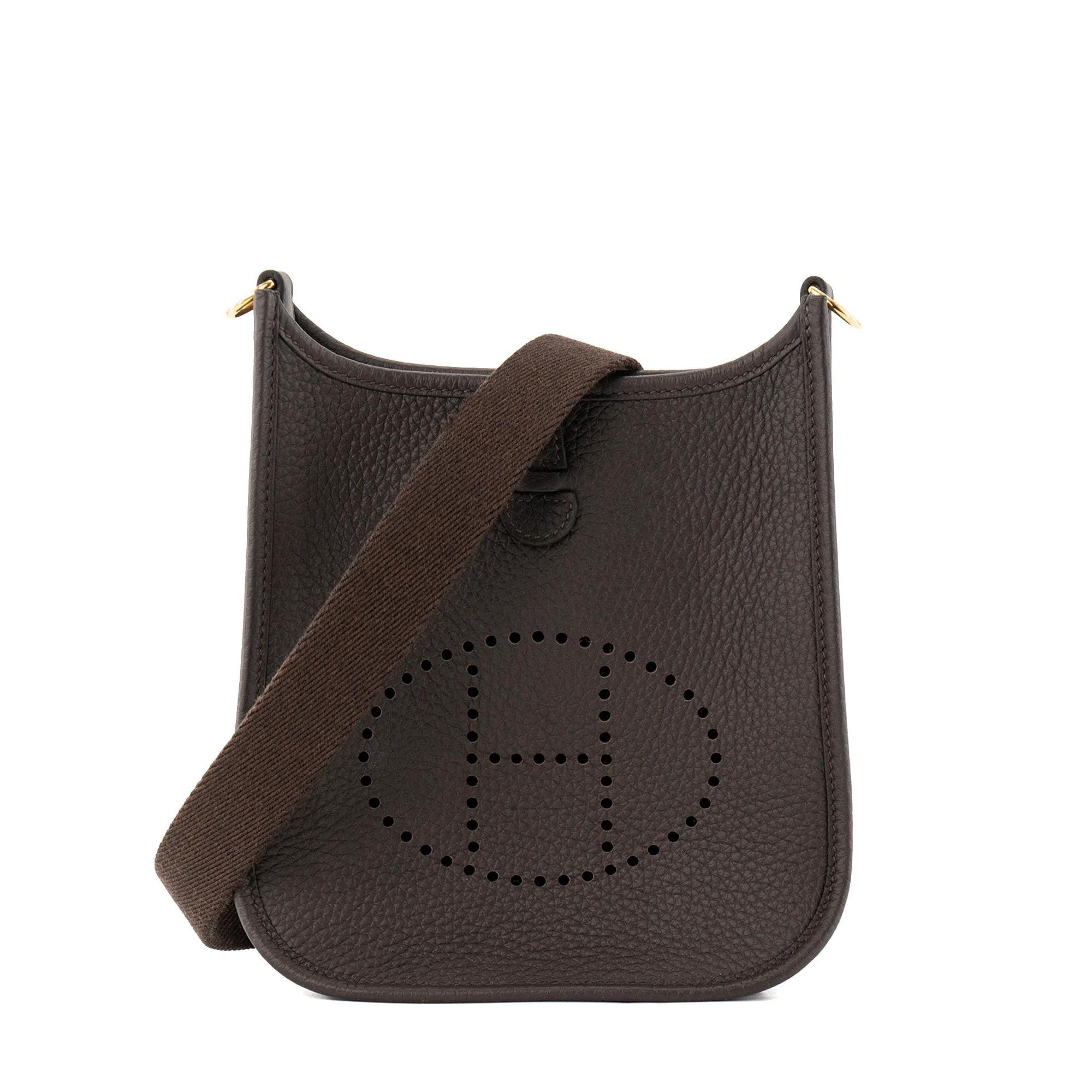 Mini Evelyne leather bag