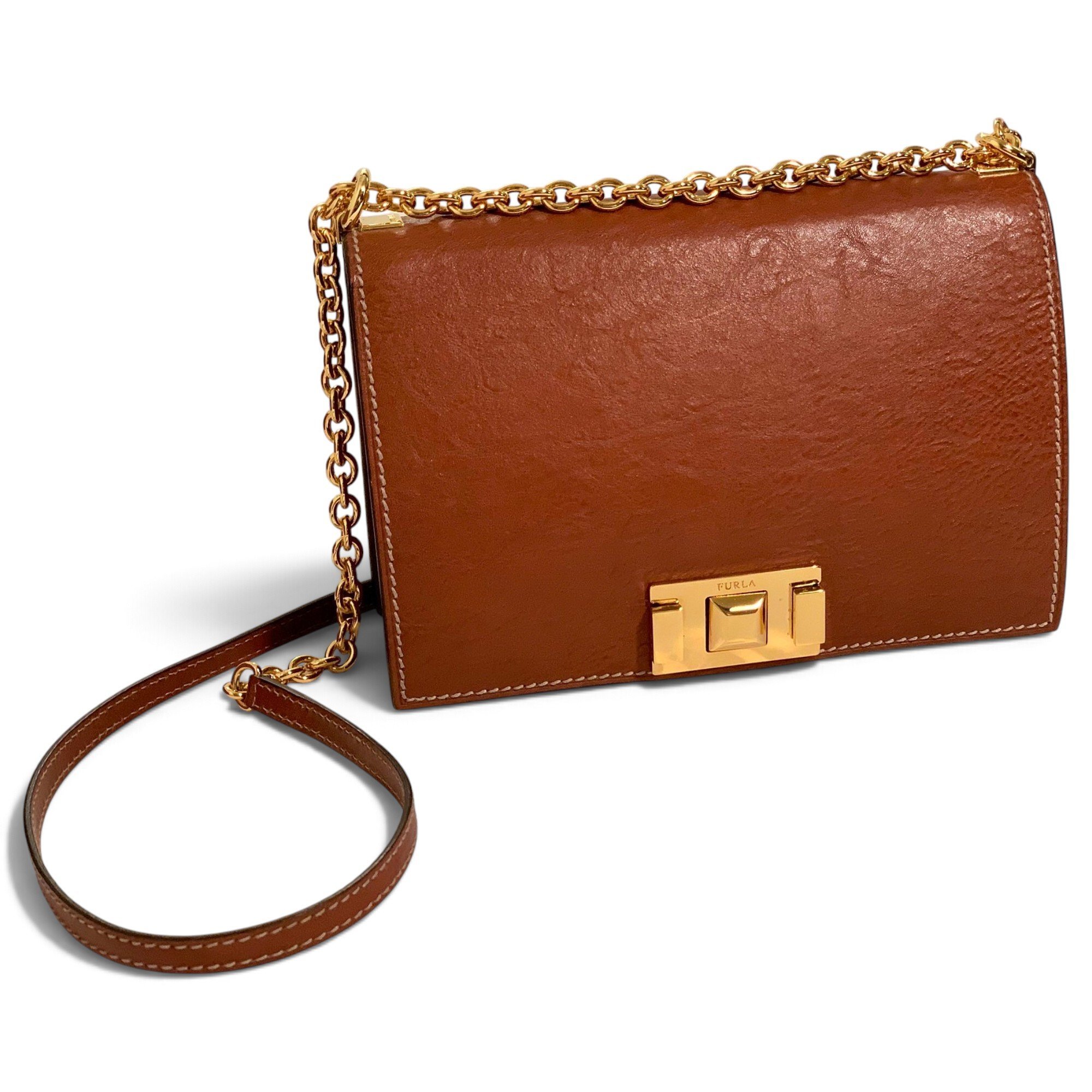 Leather crossbody bag