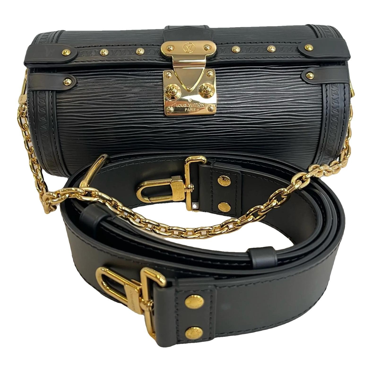 Papillon Trunk leather crossbody bag