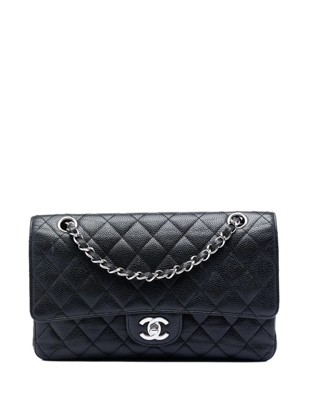 2009-2010 Medium Classic Caviar Double Flap shoulder bag