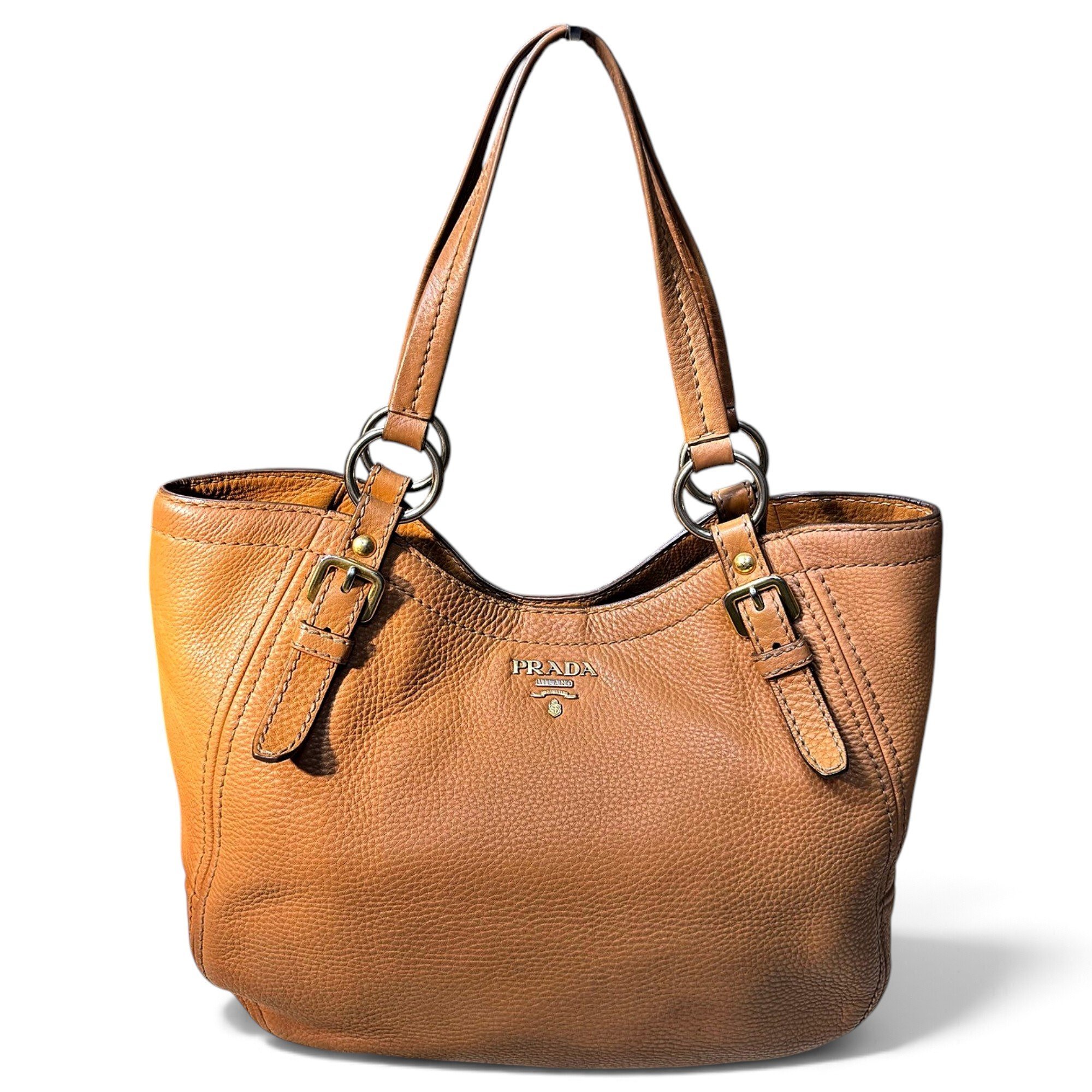Leather tote