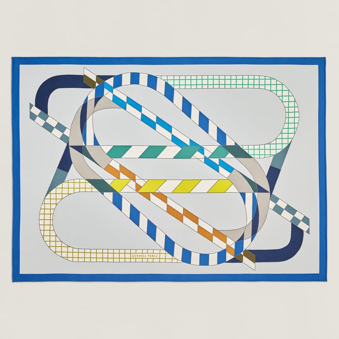 Outremer Round and Round Blanket