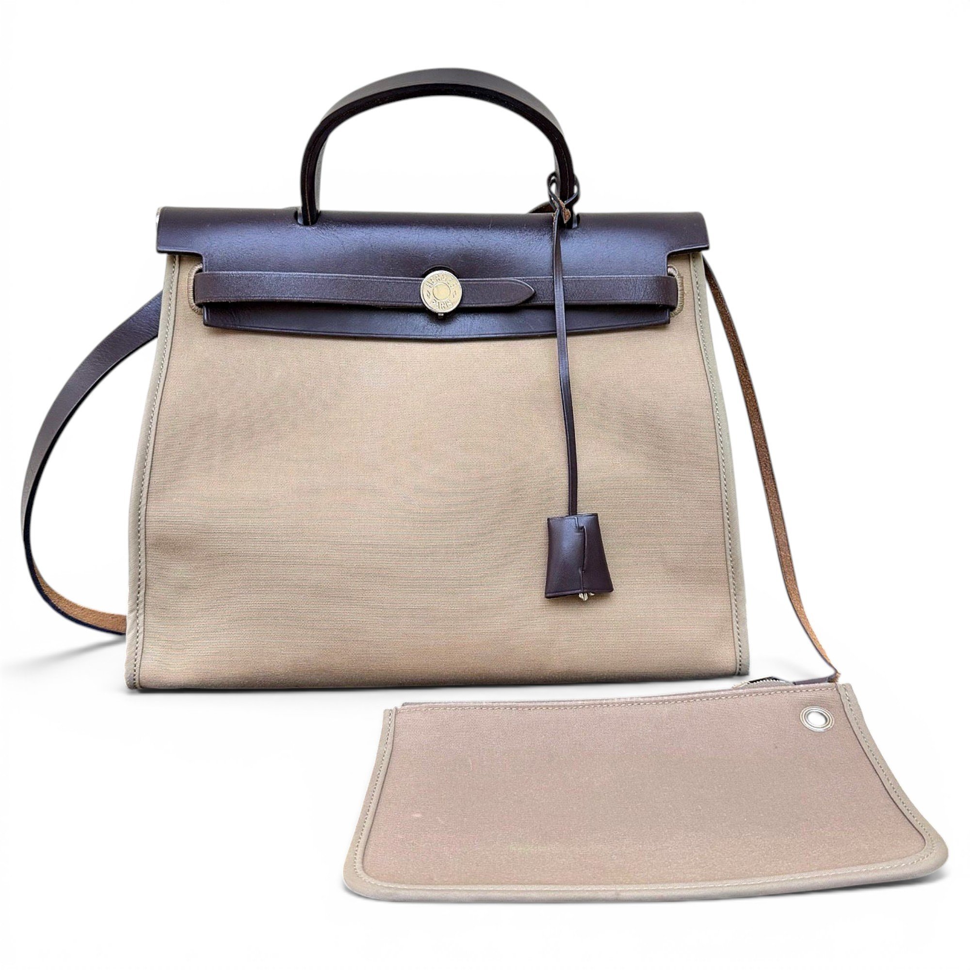 Herbag leather handbag