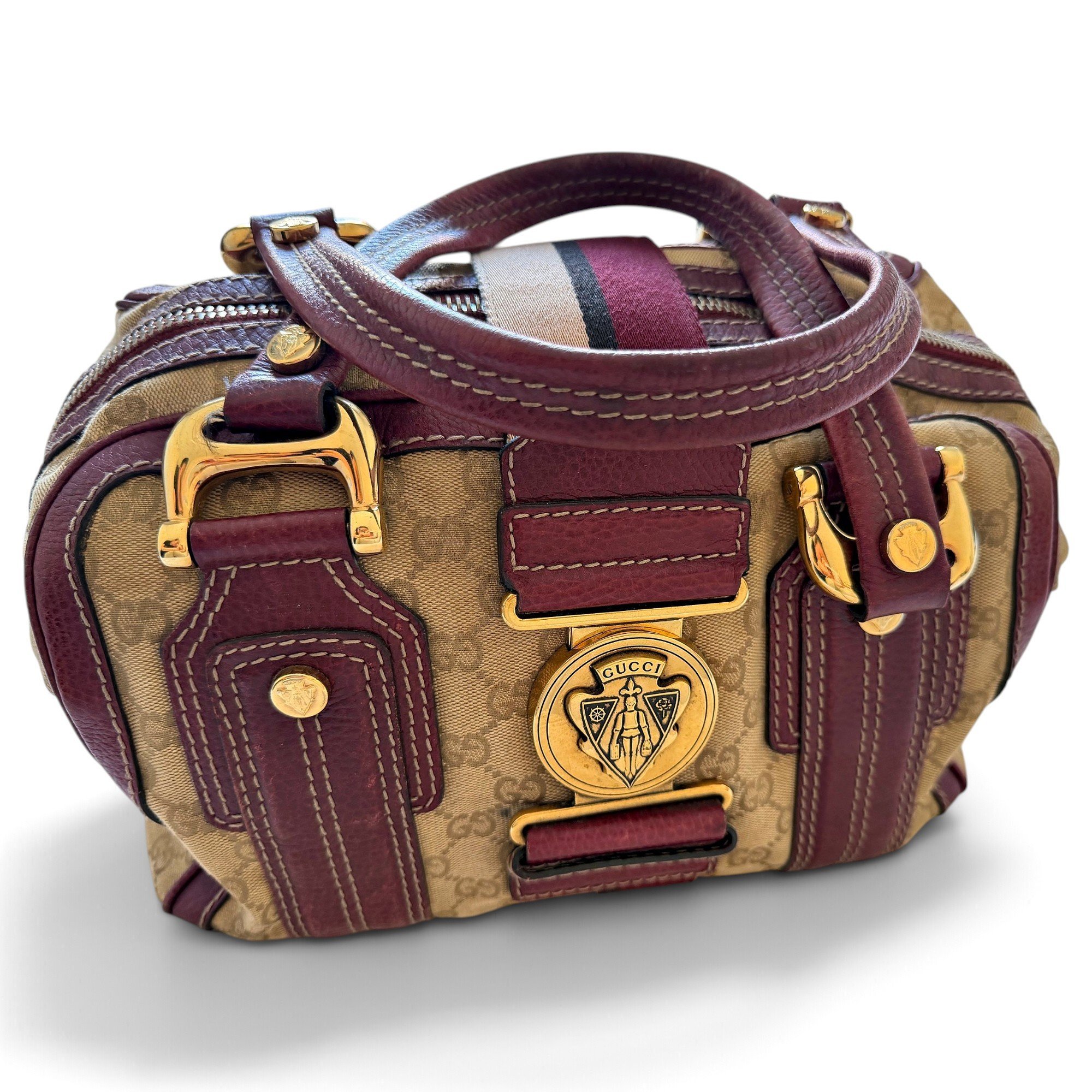 Boston cloth handbag