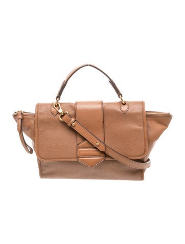 Leather Top Handle Bag