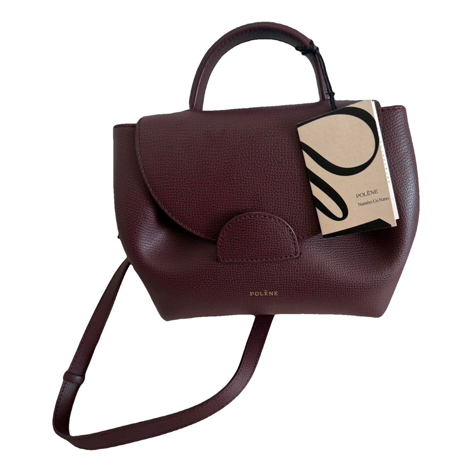 Polene Numéro un nano leather crossbody bag