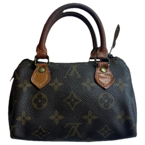 Louis Vuitton Nano Speedy / Mini HL leather handbag