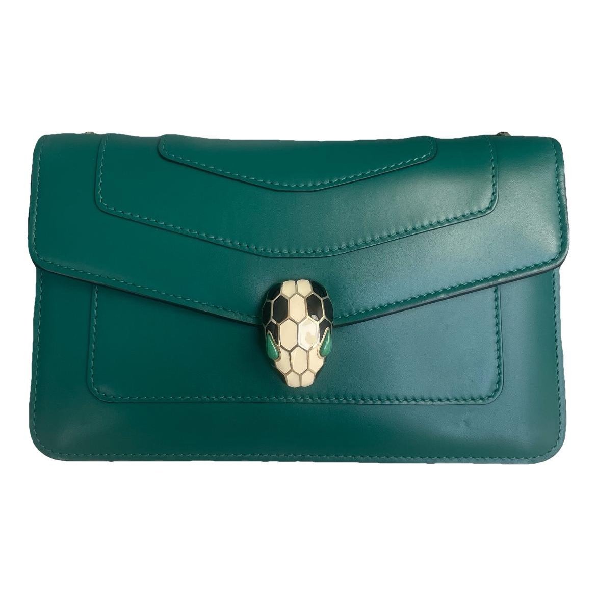 Serpenti leather handbag