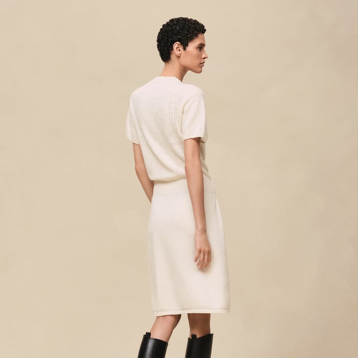 Blanc Naturel Cashmere Dress