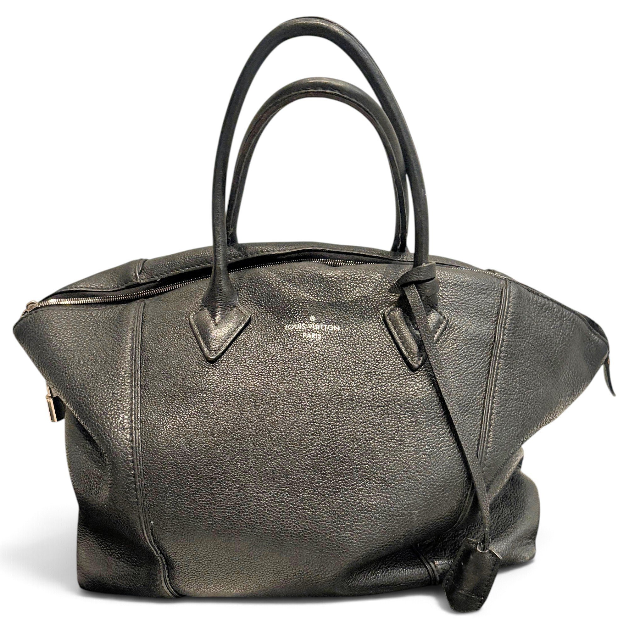 Lockme leather handbag
