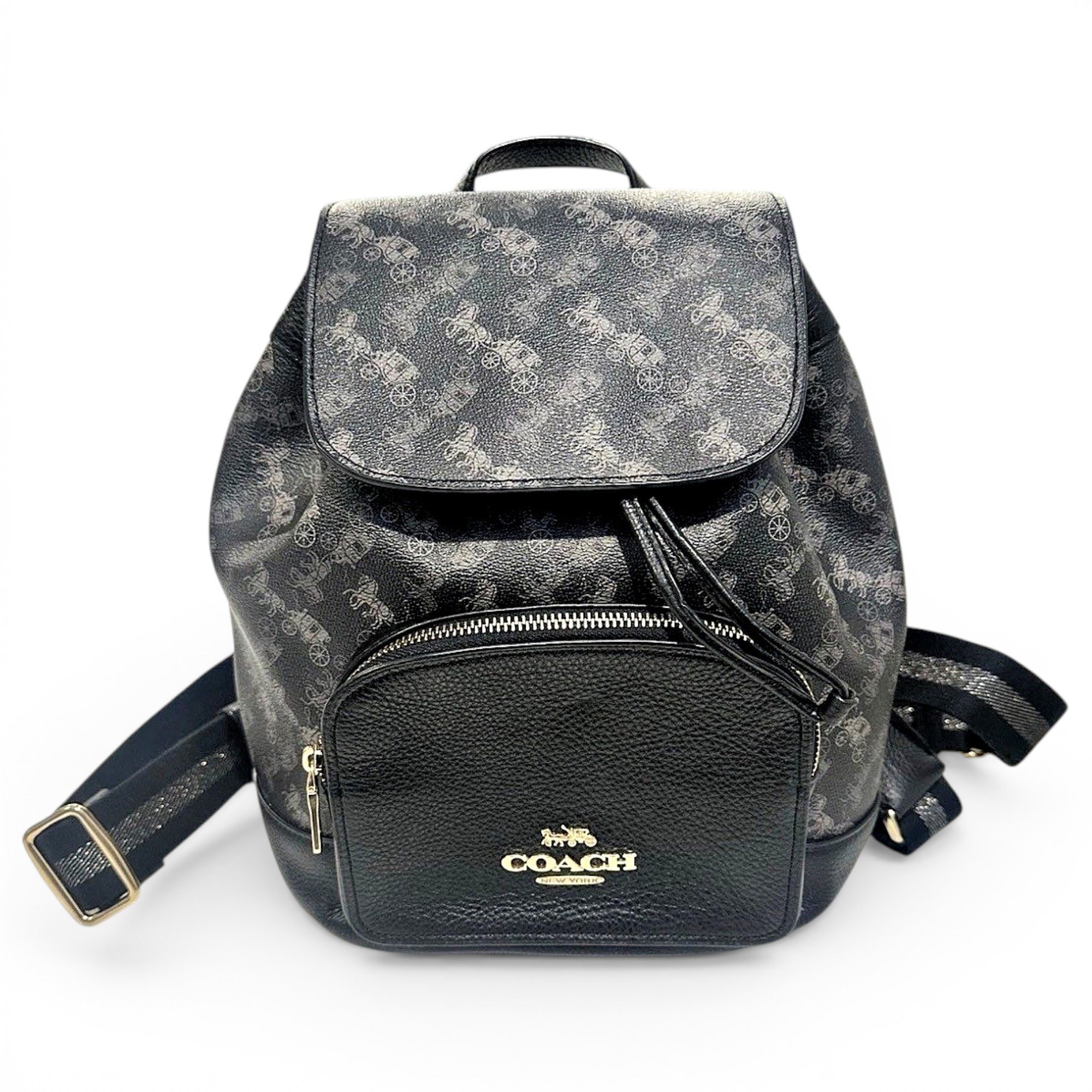 Campus leather backpack