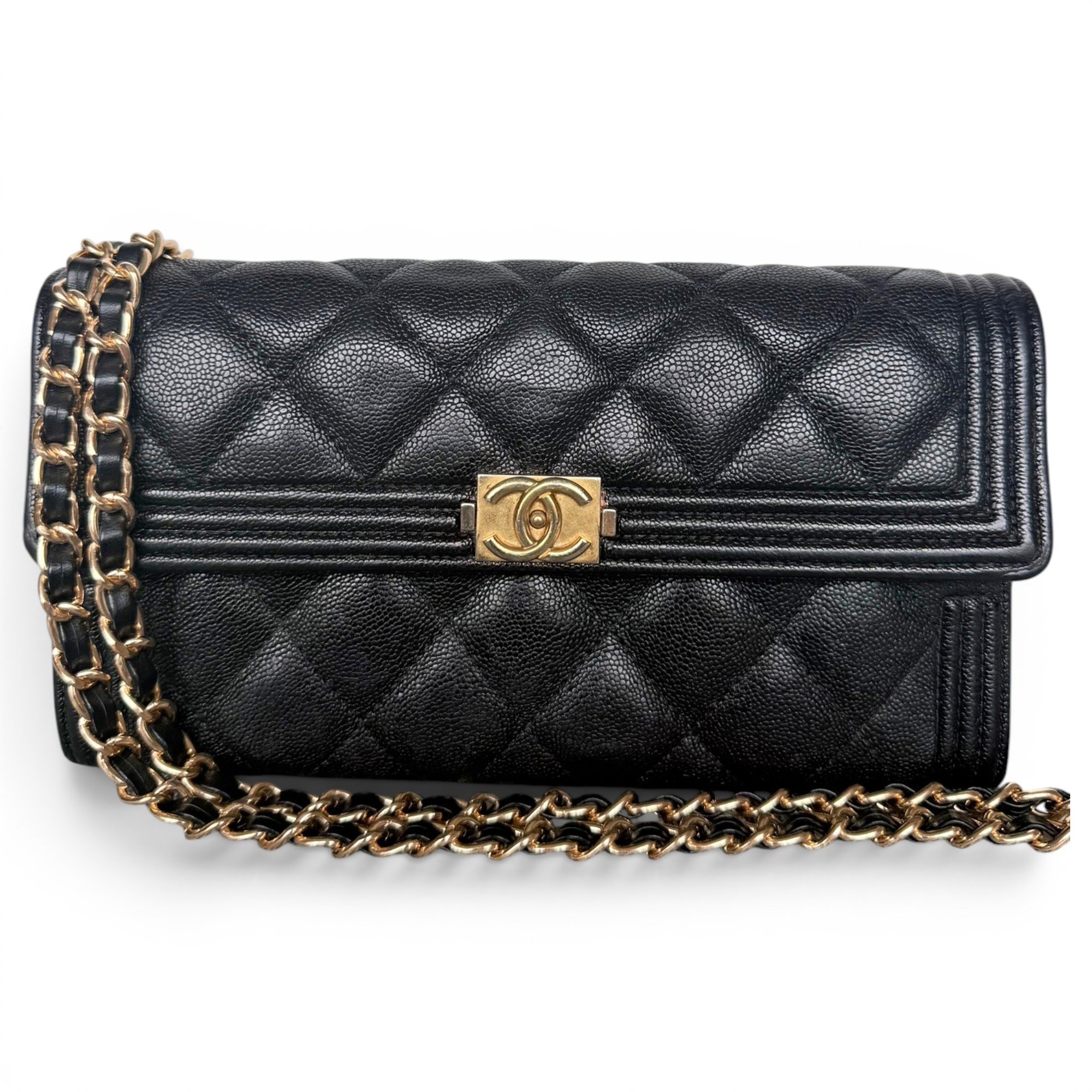 Wallet On Chain Timeless/Classique leather crossbody bag