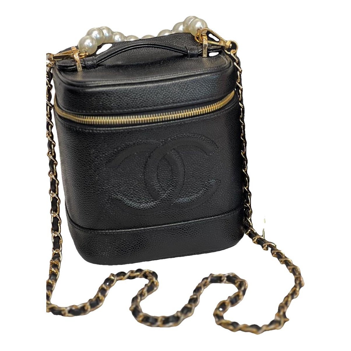 Trendy CC Vanity leather handbag