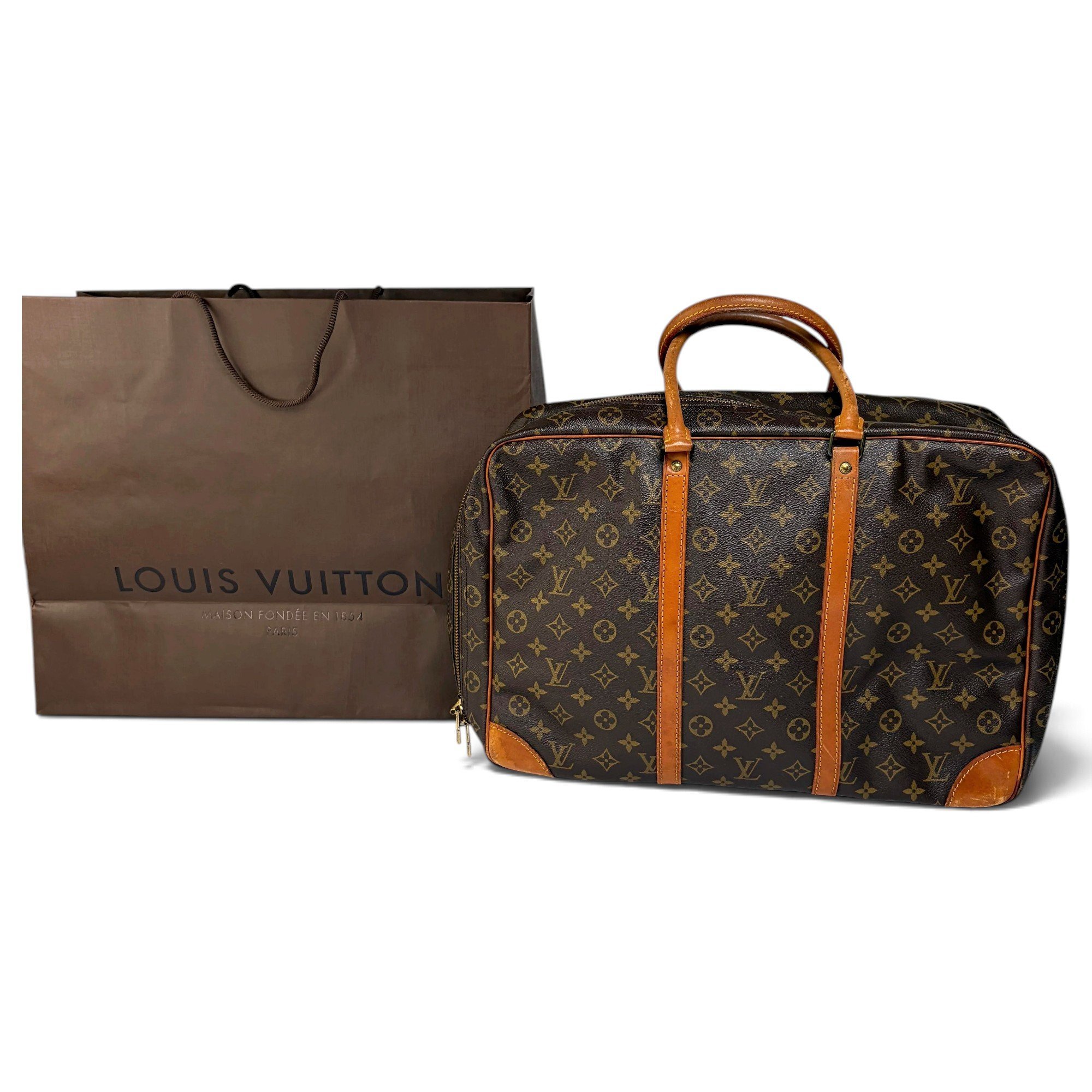 Keepall leather 48h bag