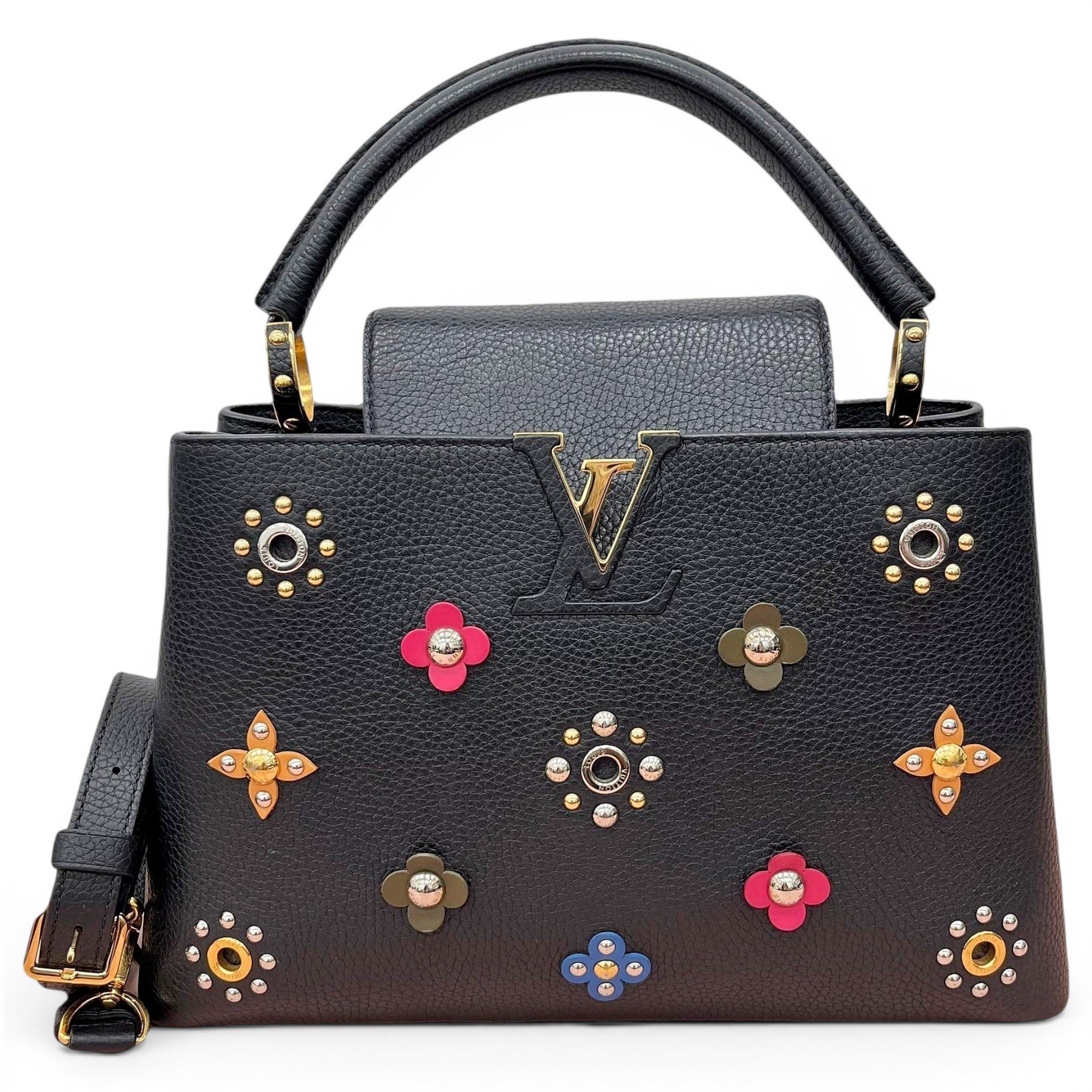 Capucines leather handbag