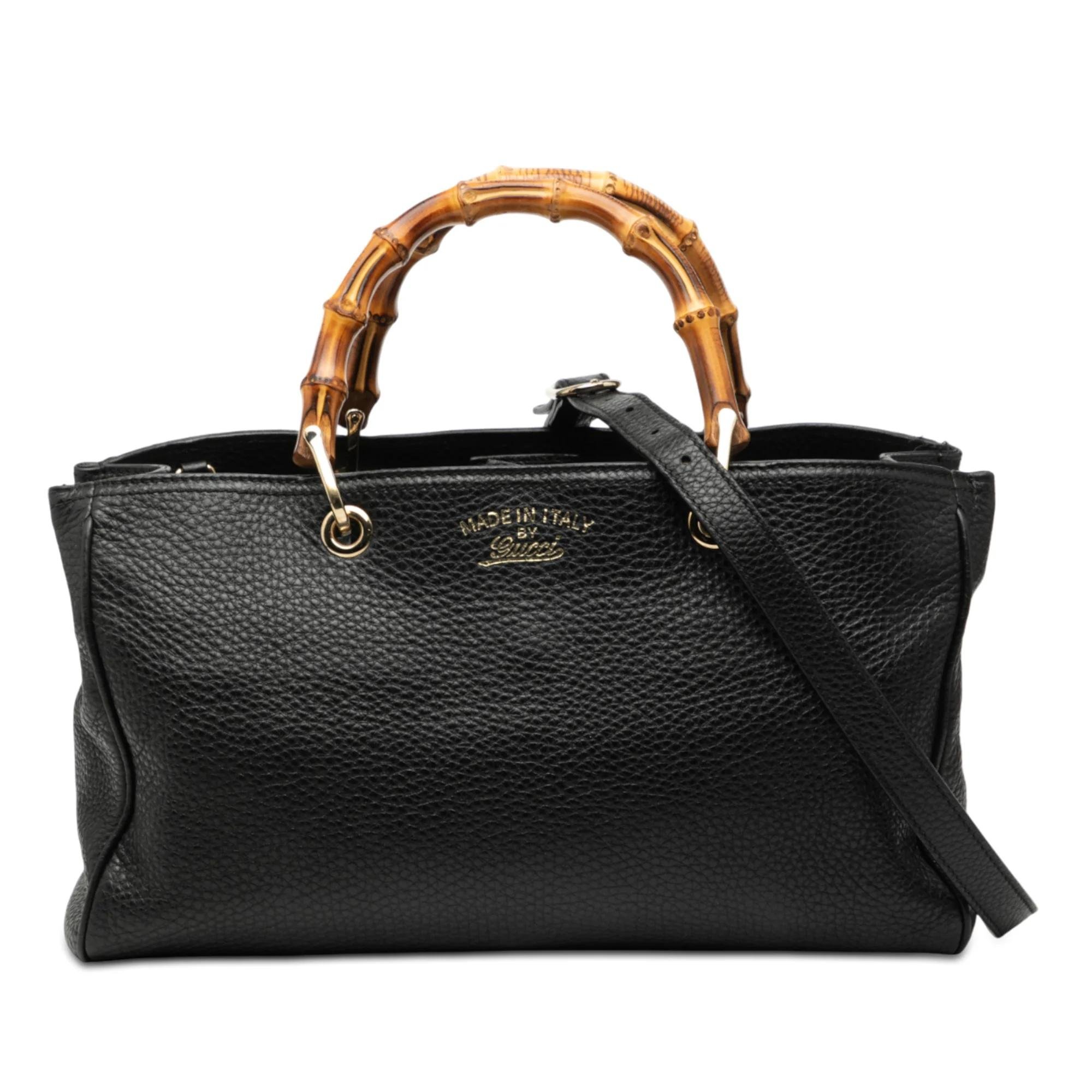 Bamboo pony-style calfskin satchel