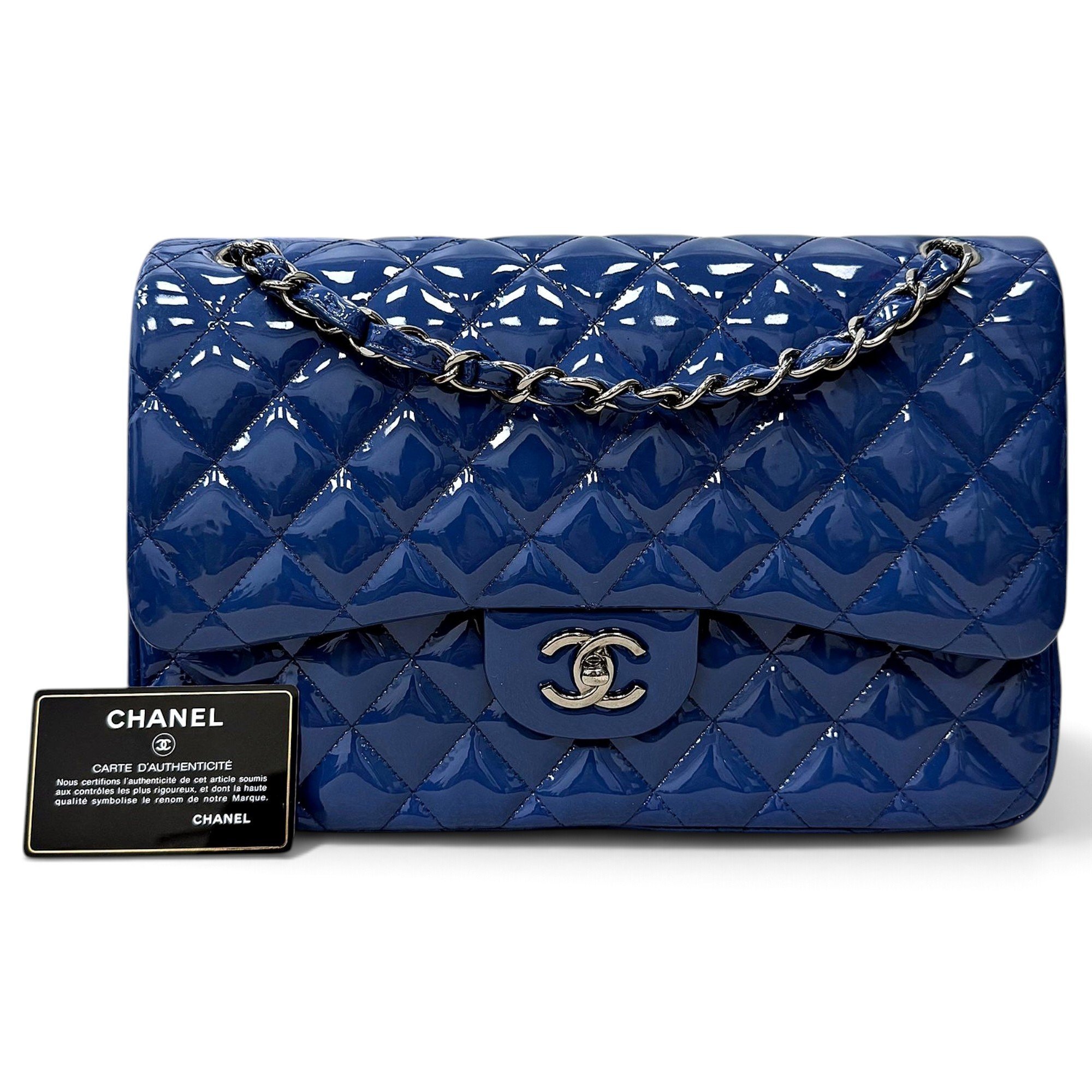 Timeless/Classique patent leather handbag