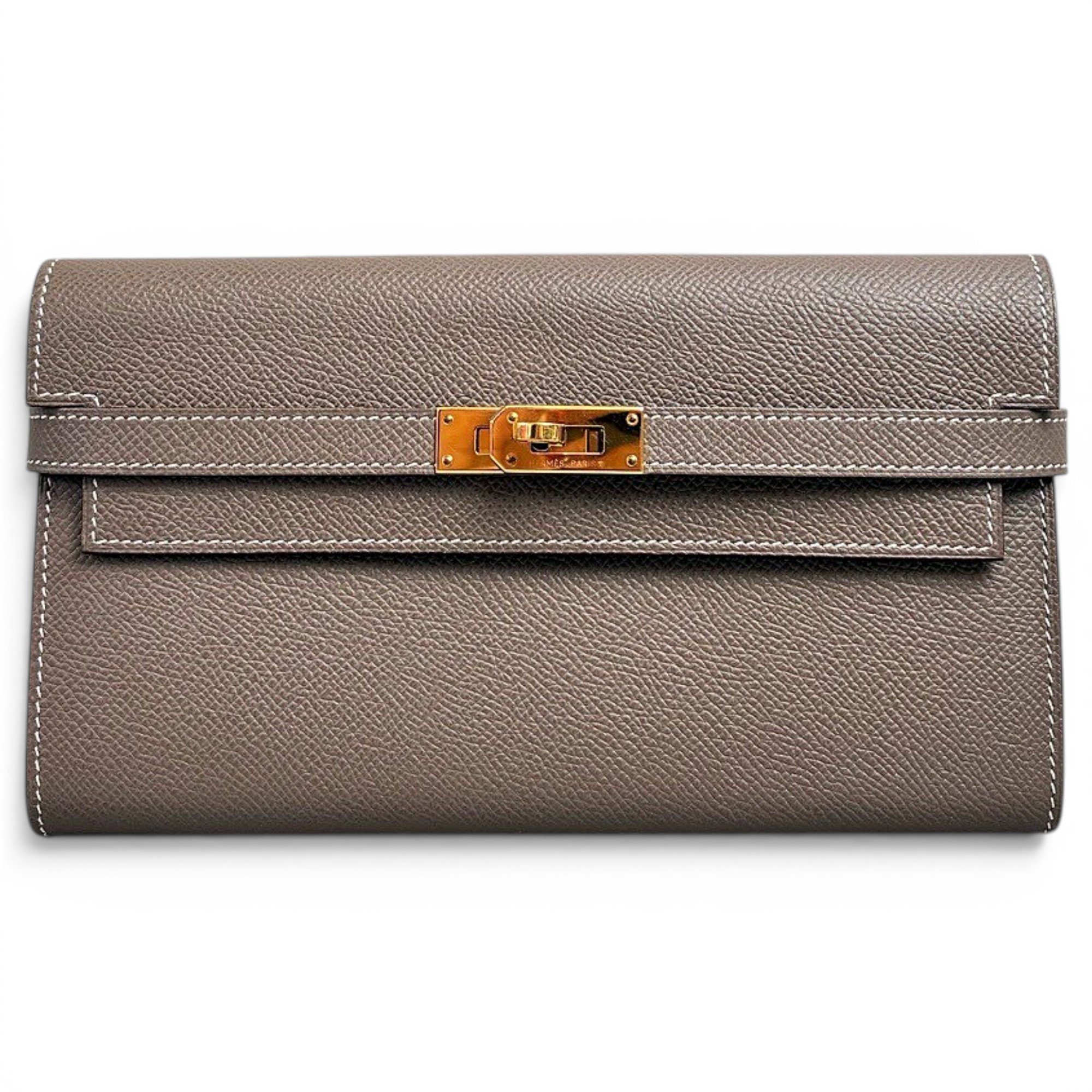 Kelly to go leather clutch bag