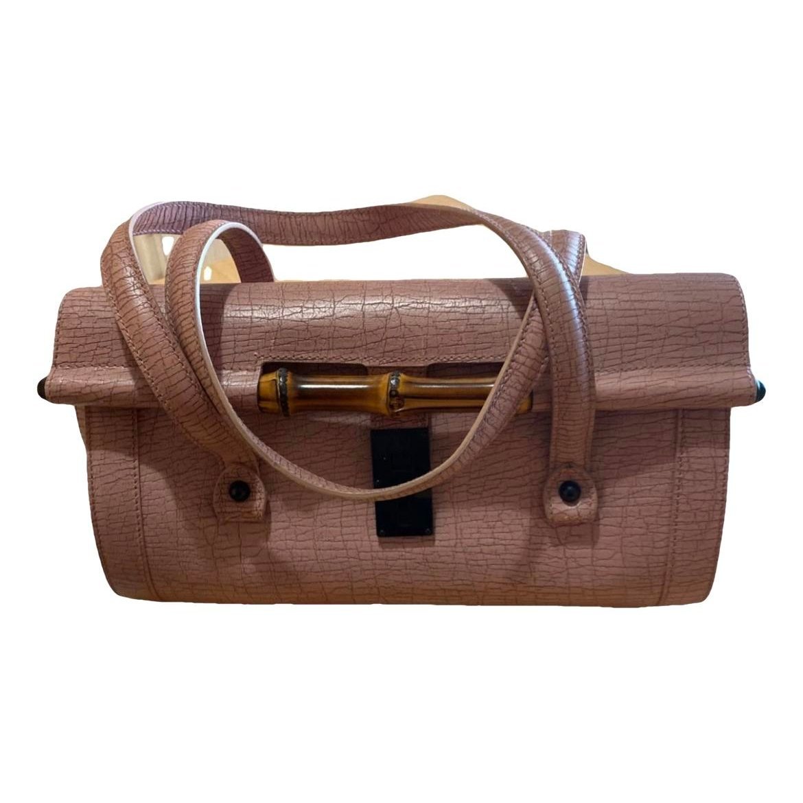 Bamboo Bullet leather handbag