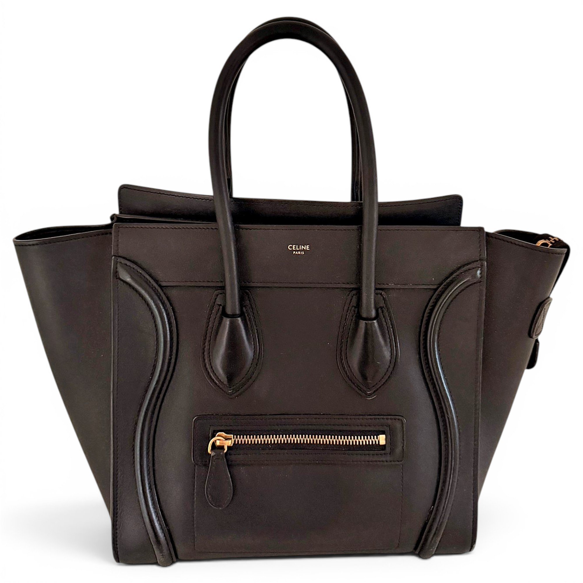 Luggage leather handbag