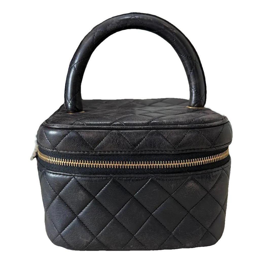 Trendy CC Vanity leather handbag