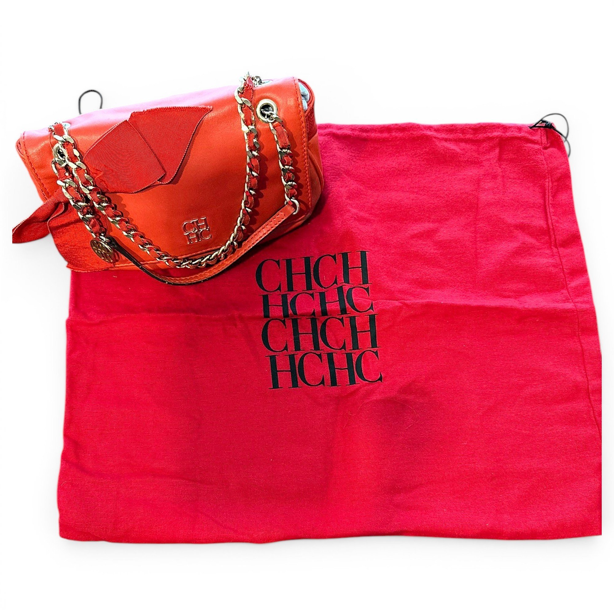 Patent leather handbag