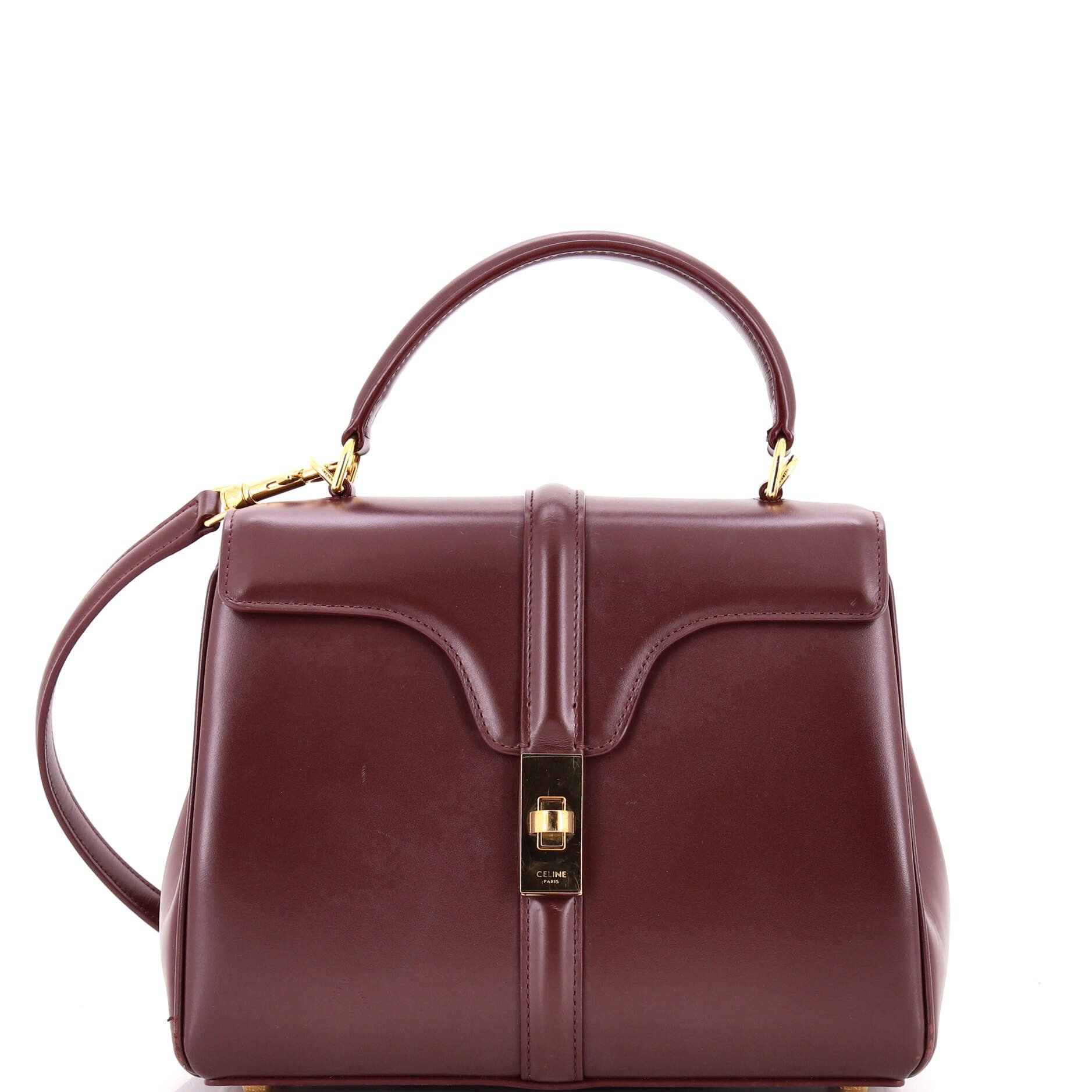 16 Top Handle Bag Smooth Calfskin Small