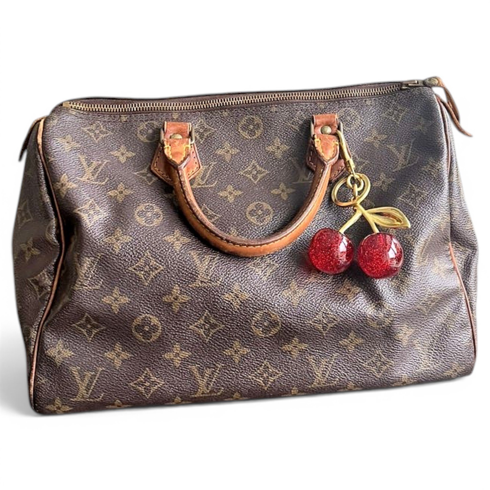 Speedy leather handbag
