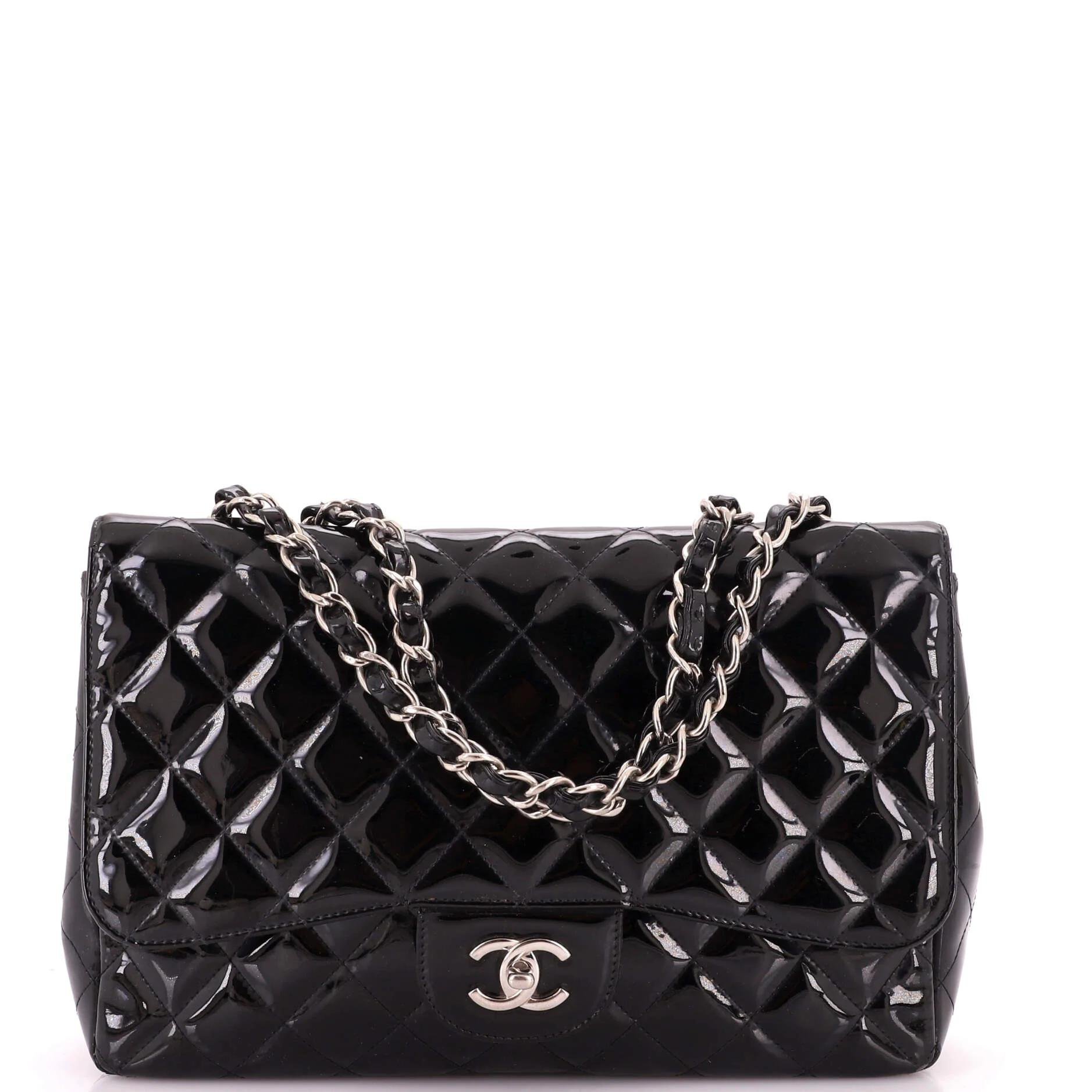 Timeless/Classique patent leather handbag