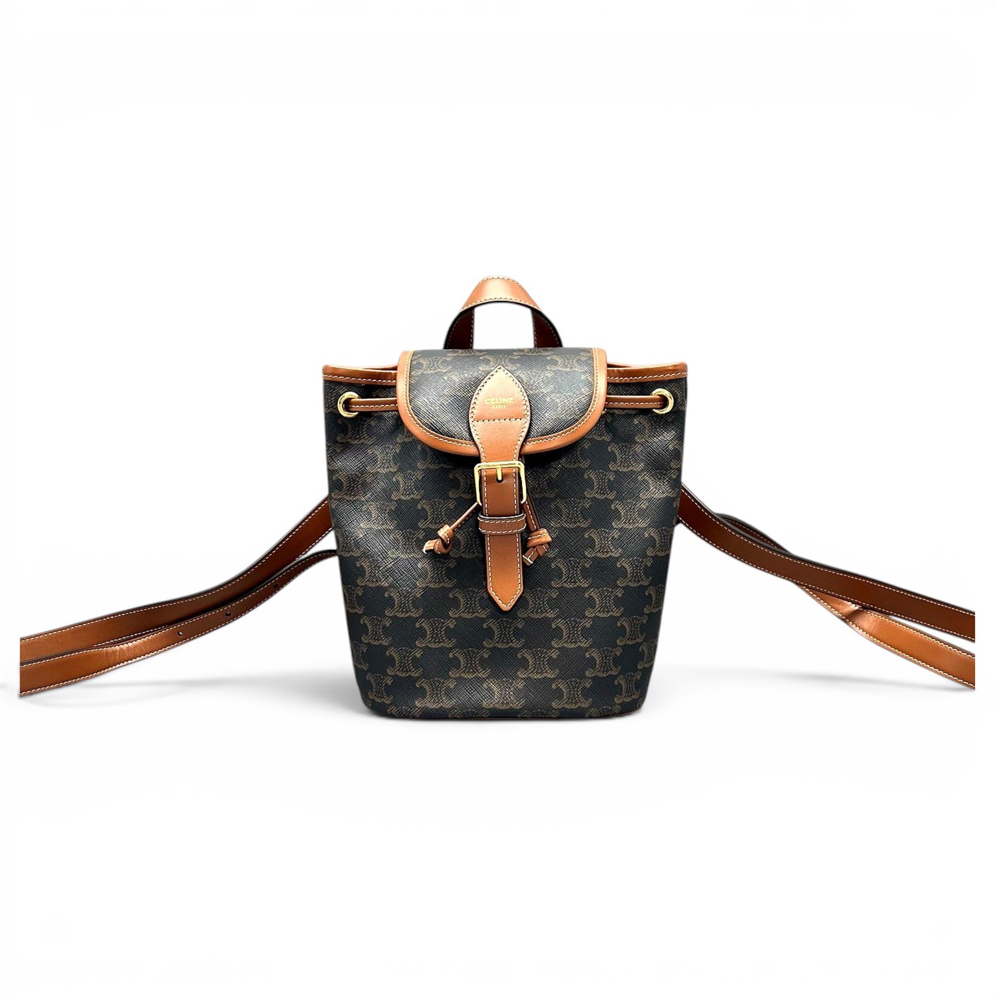 Folco leather backpack