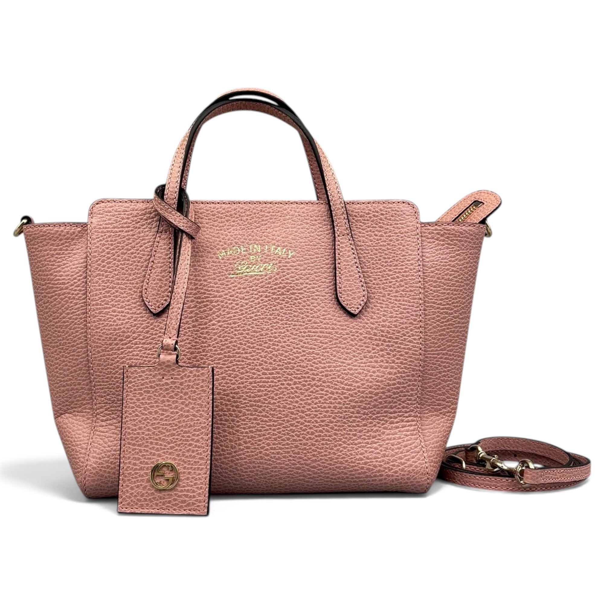 Swing leather tote